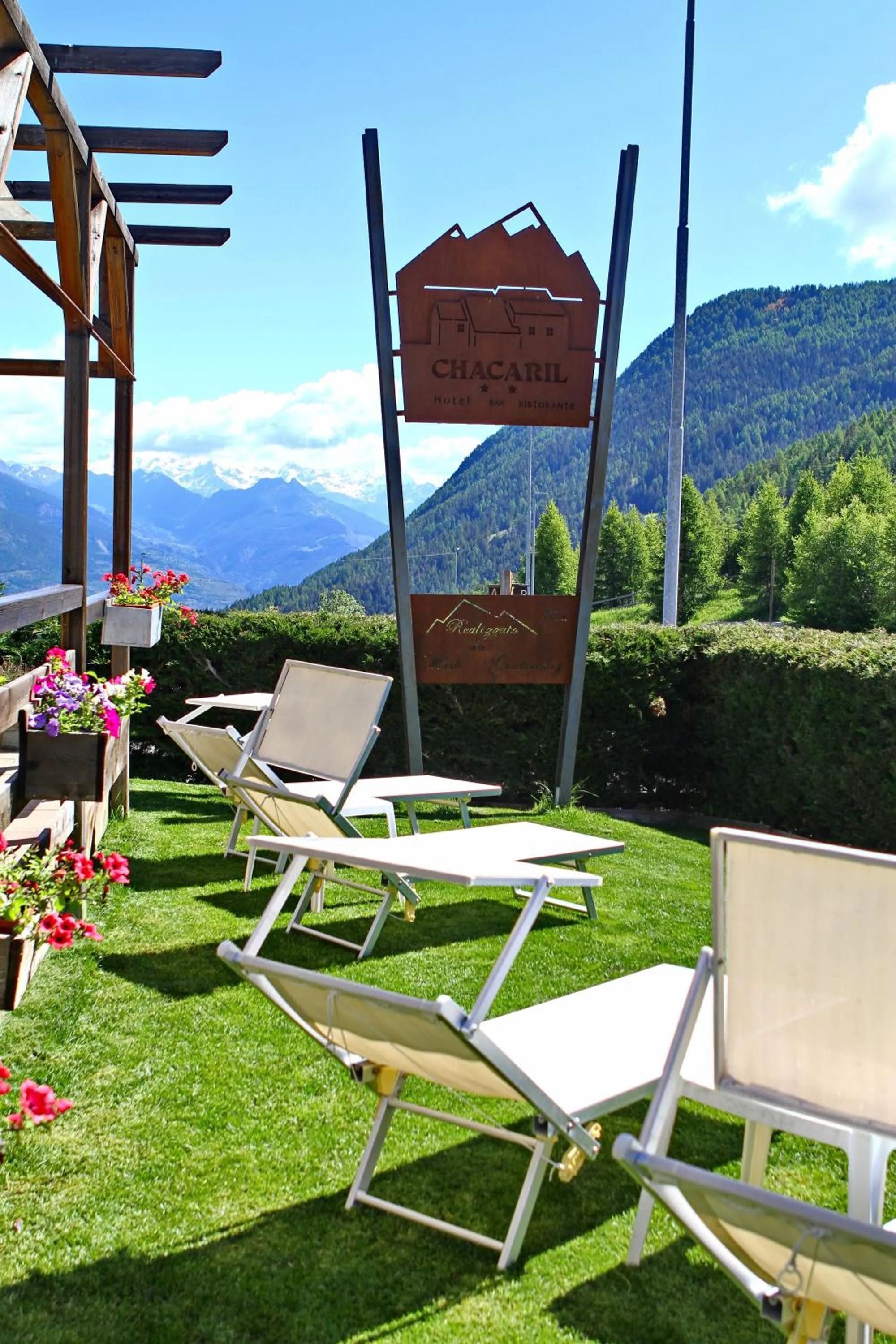 Garden in Hotel Chacaril