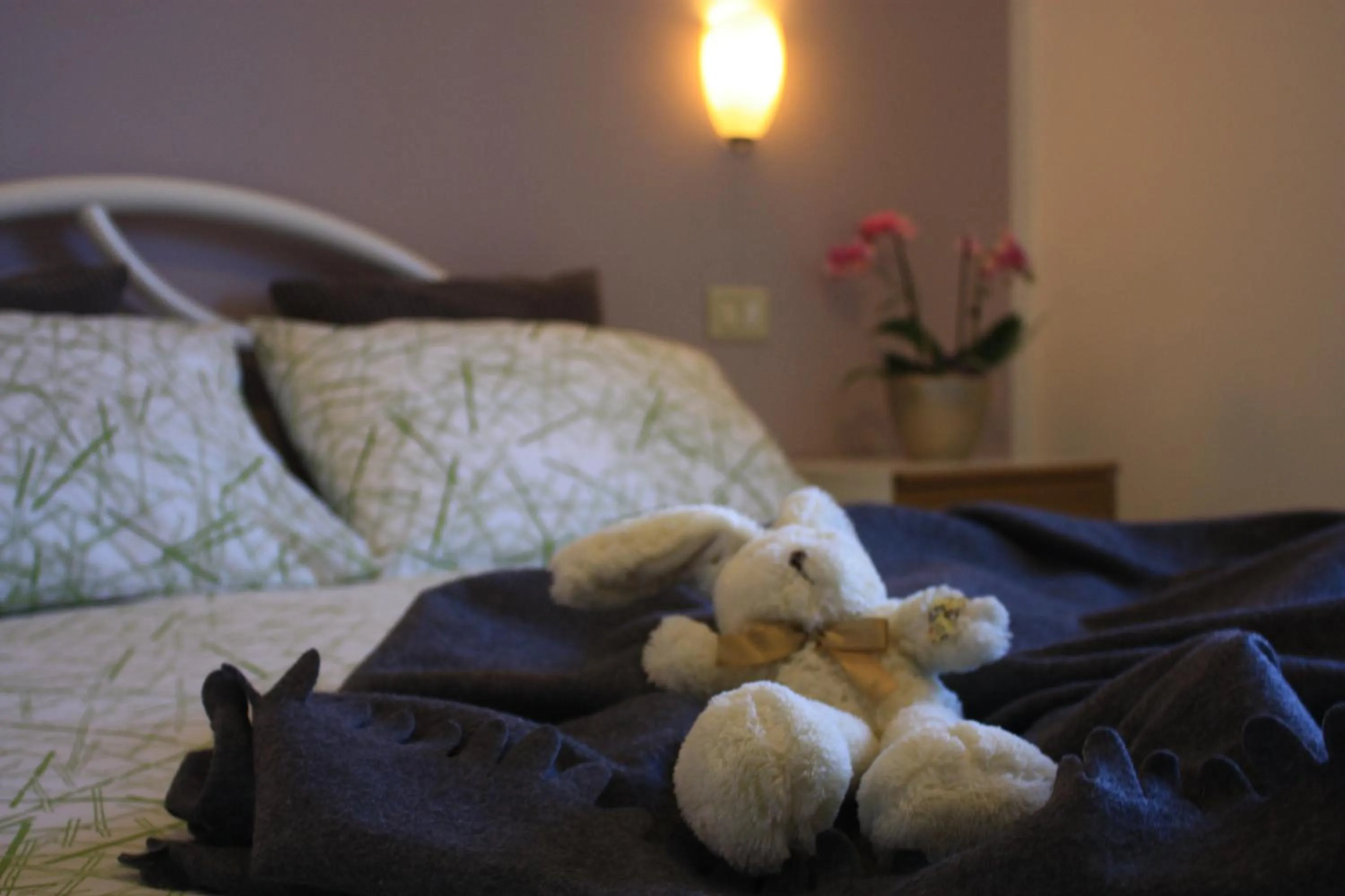 Decorative detail, Bed in 3MÙZEN apartments