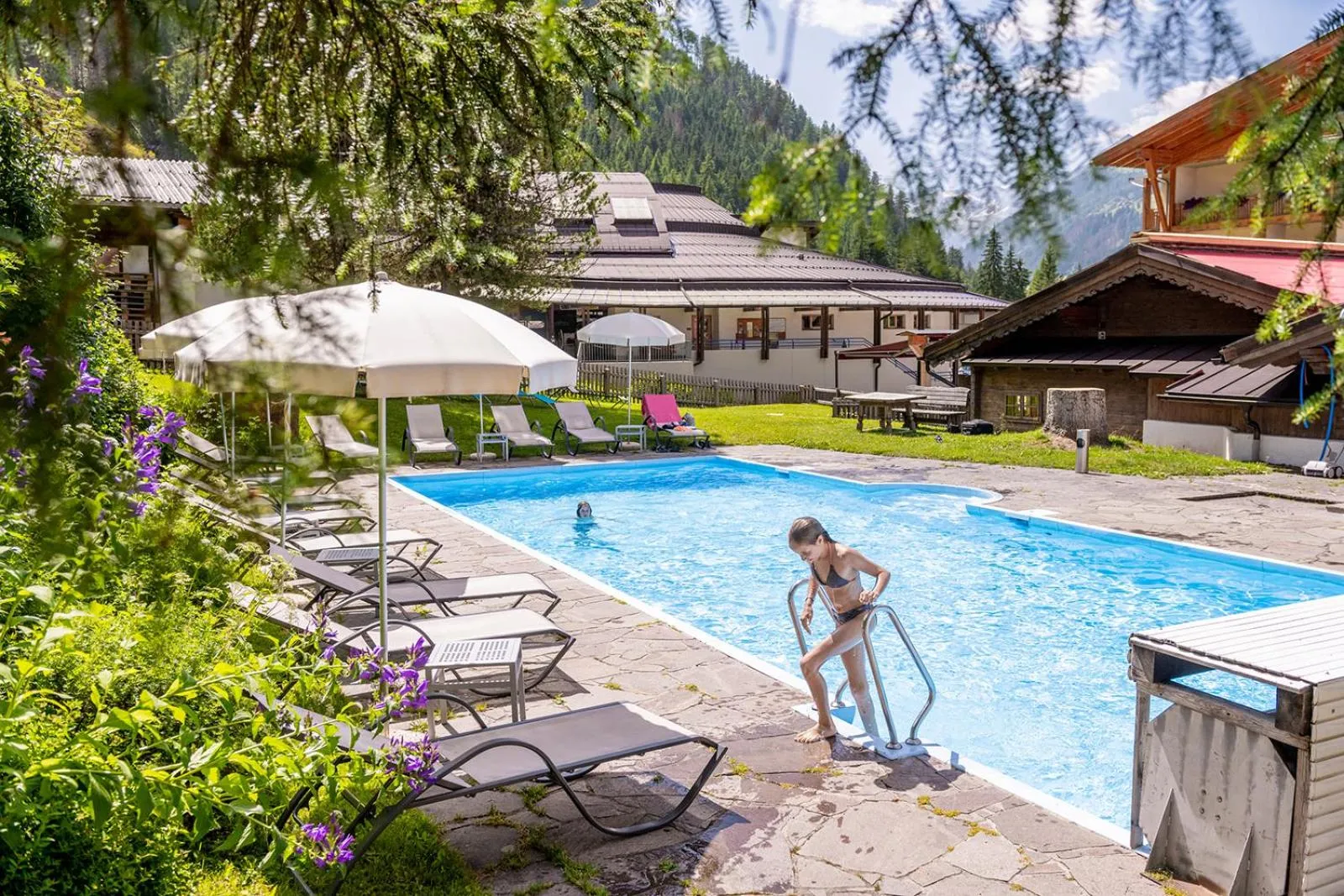 Swimming pool in Hotel Jesacherhof 4s