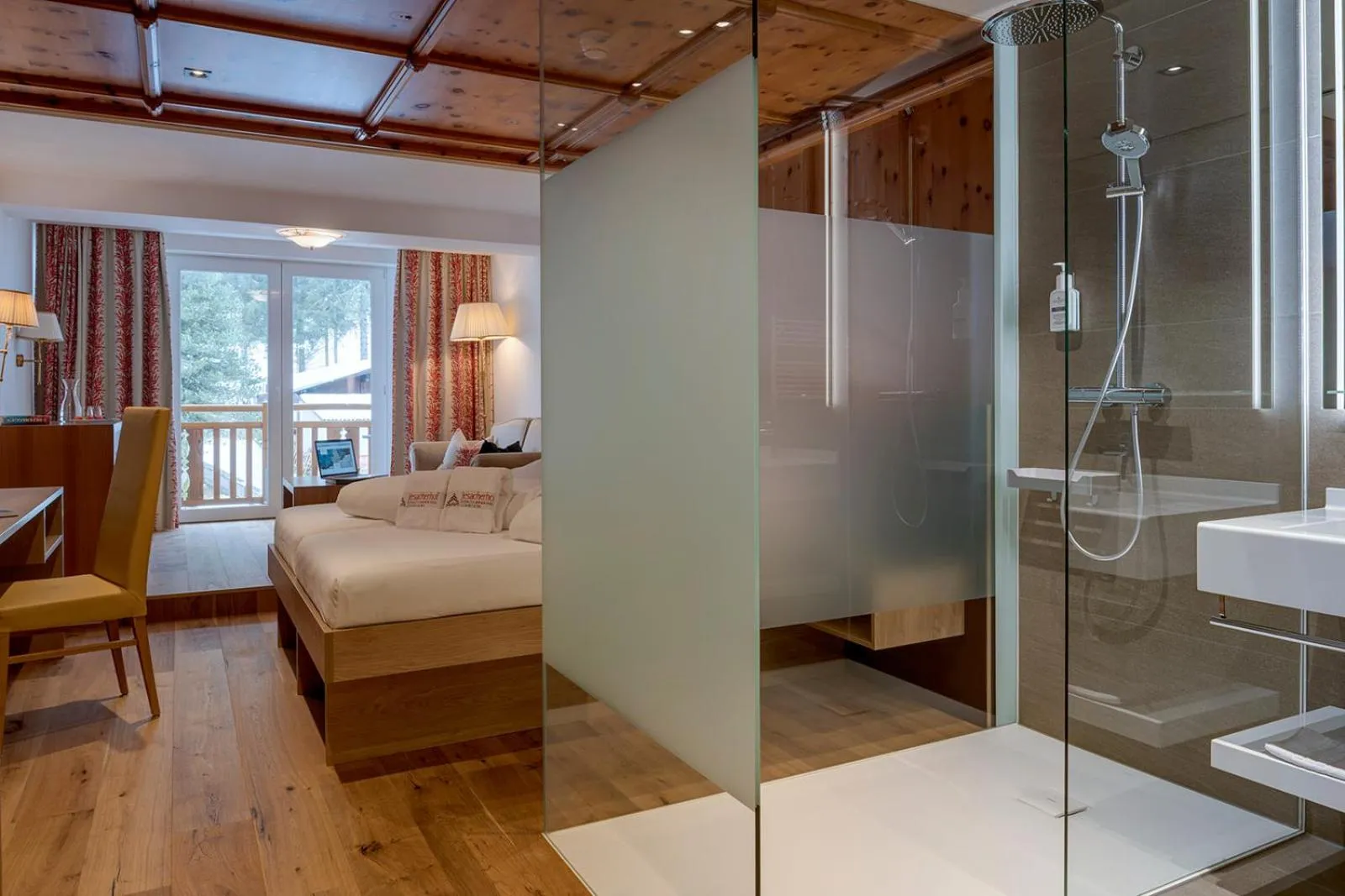 Bed in Hotel Jesacherhof 4s