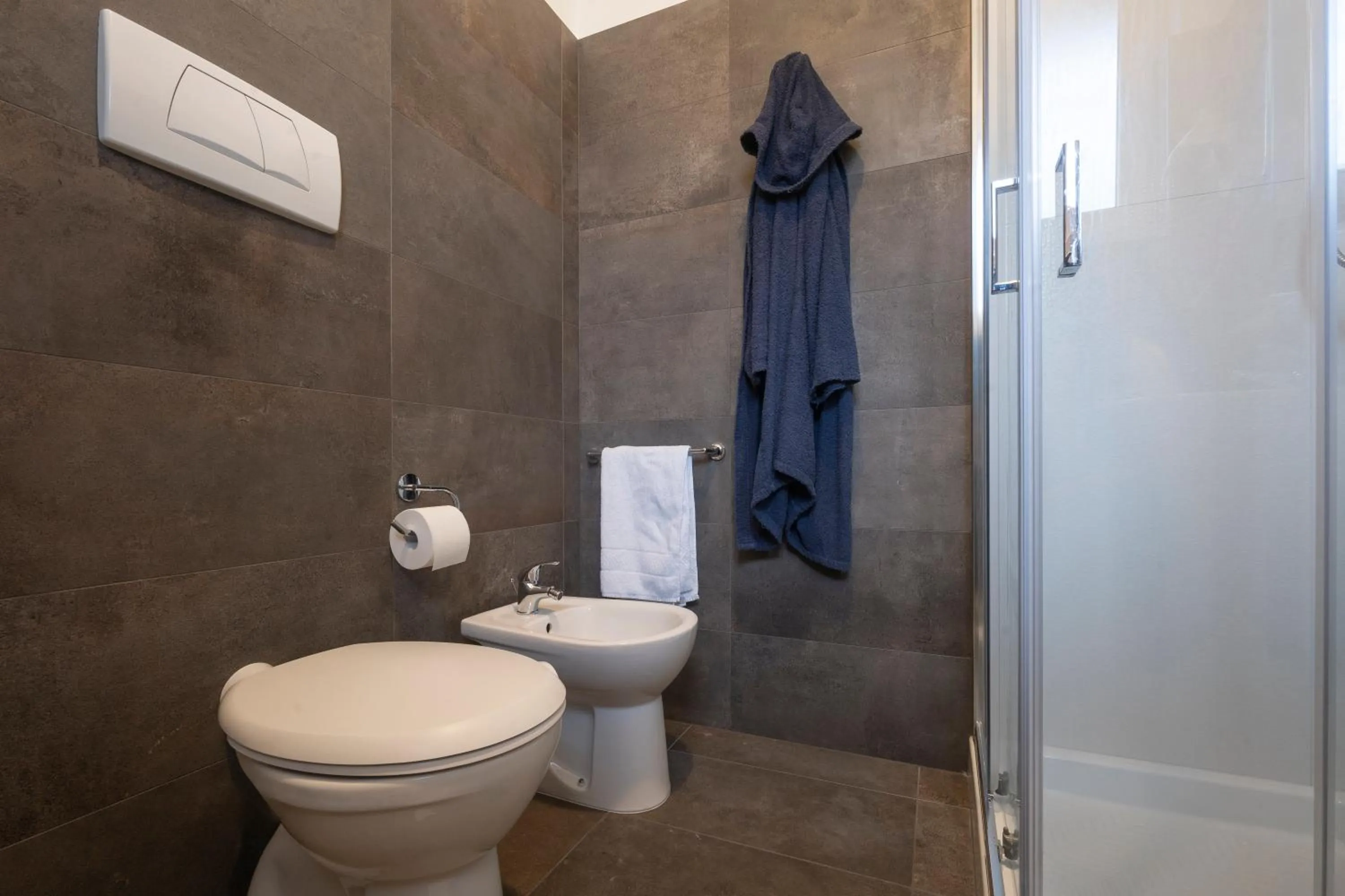 Shower in Hotel La Terrazza