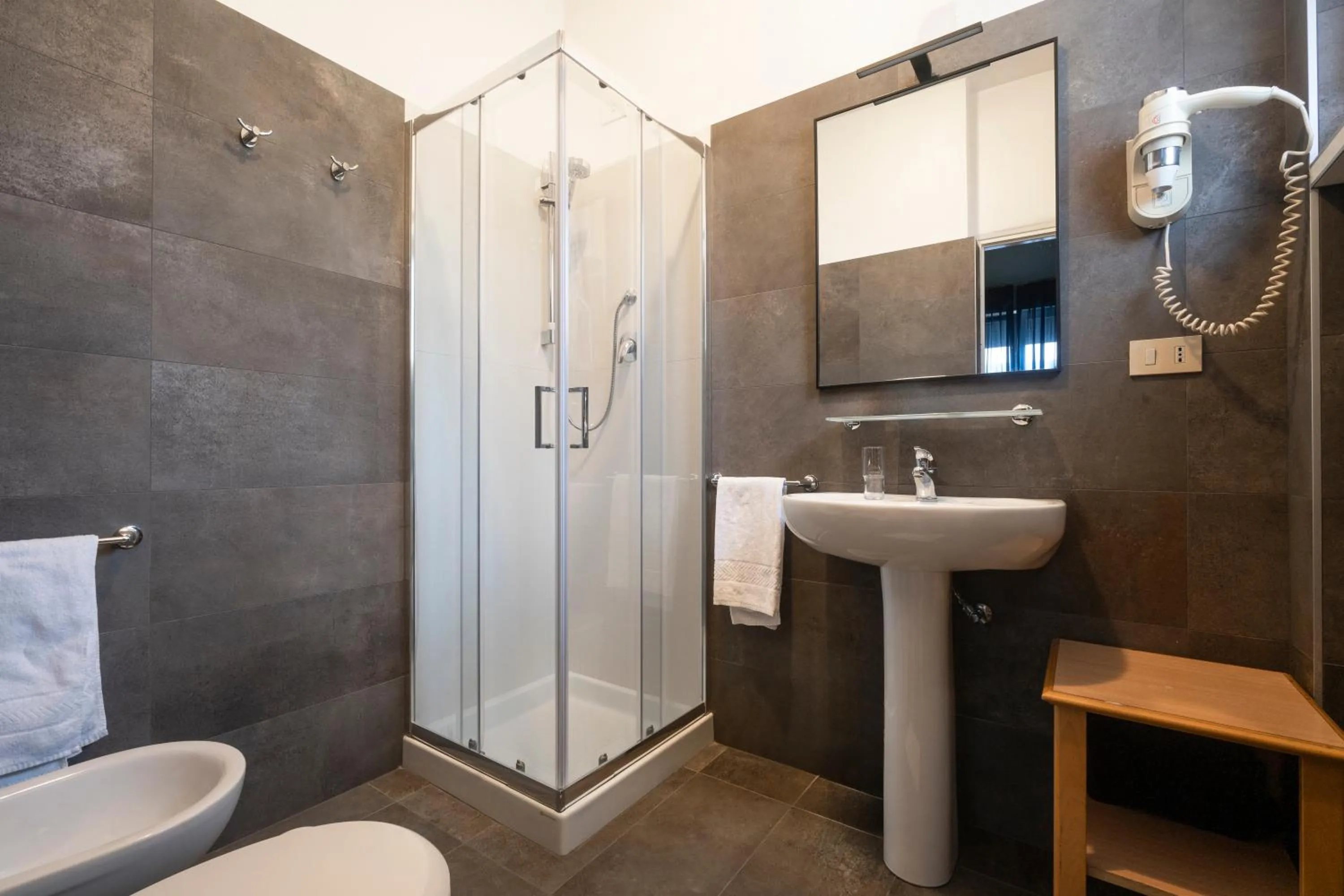 Shower in Hotel La Terrazza