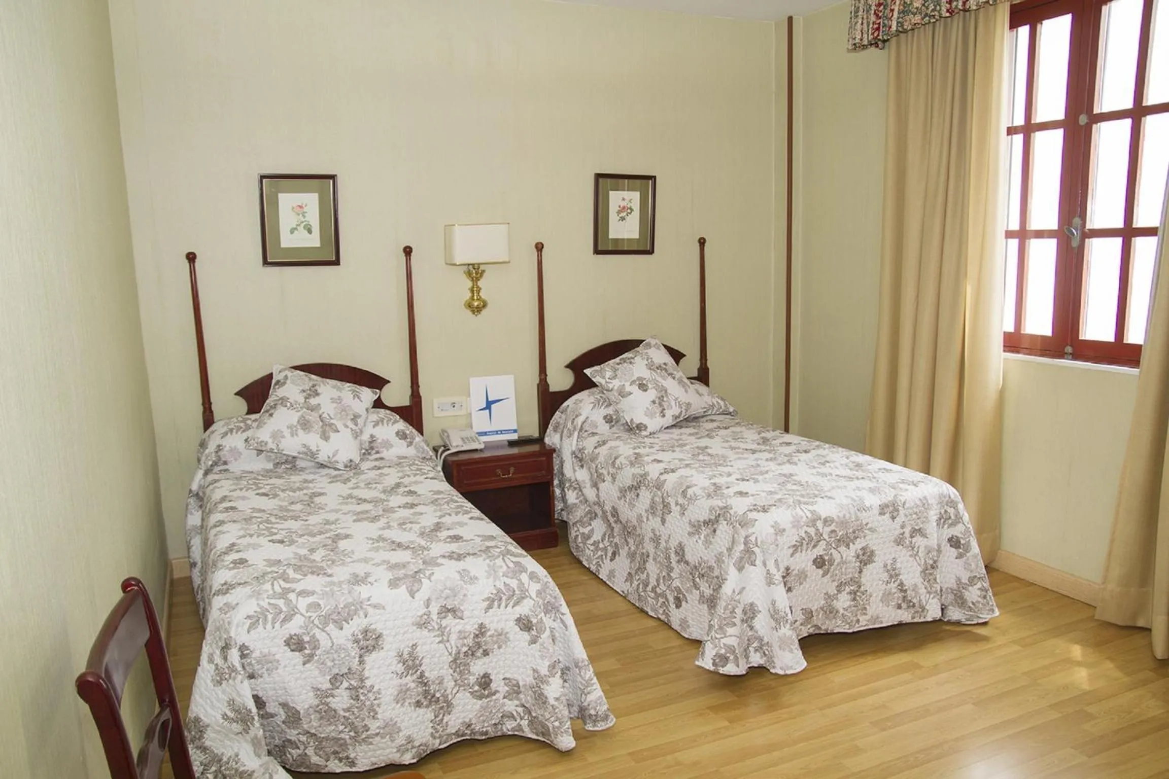 Bed in Hotel Sierra de Aracena