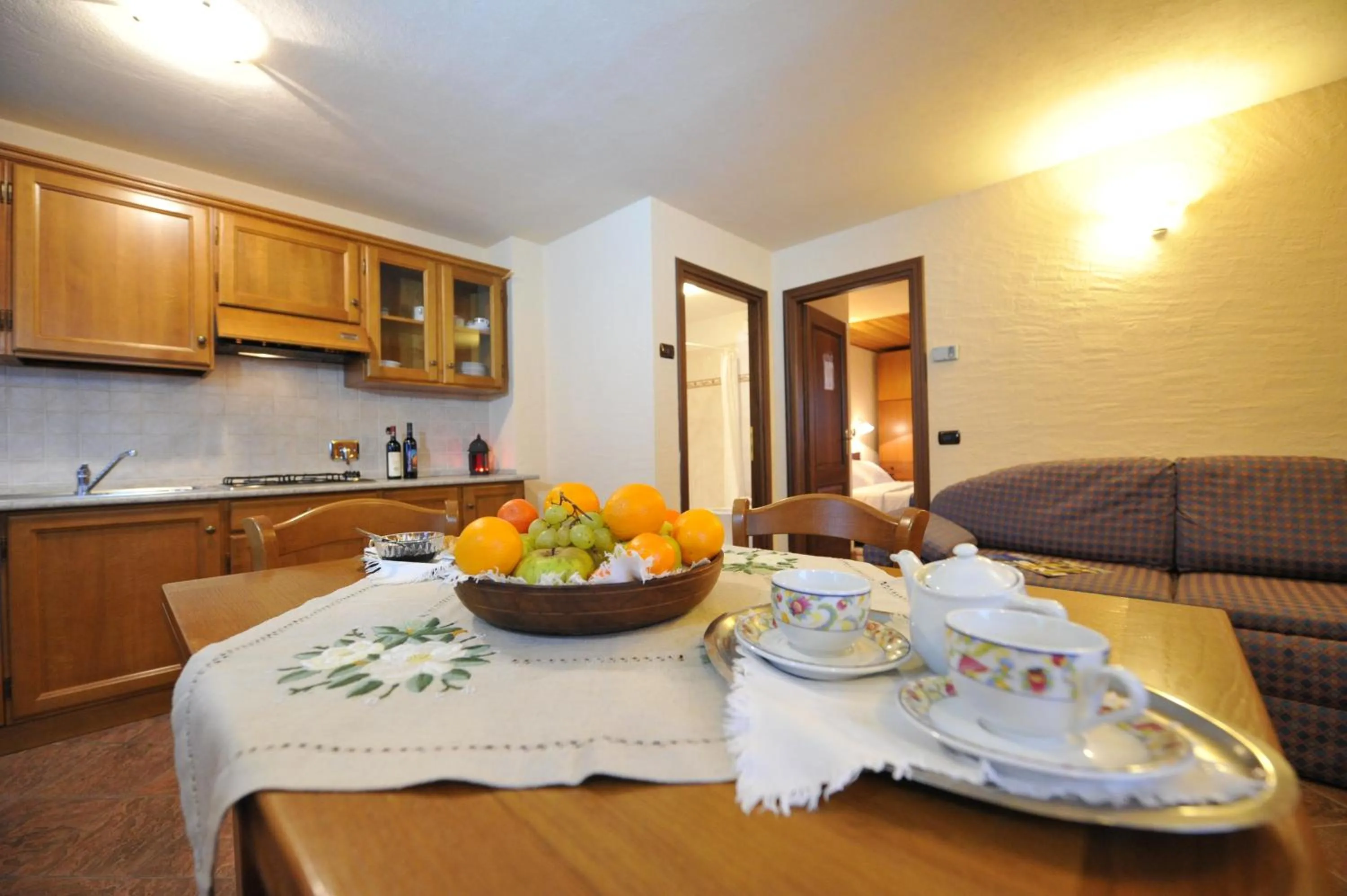 Living room in Family Apartments Le Chalet