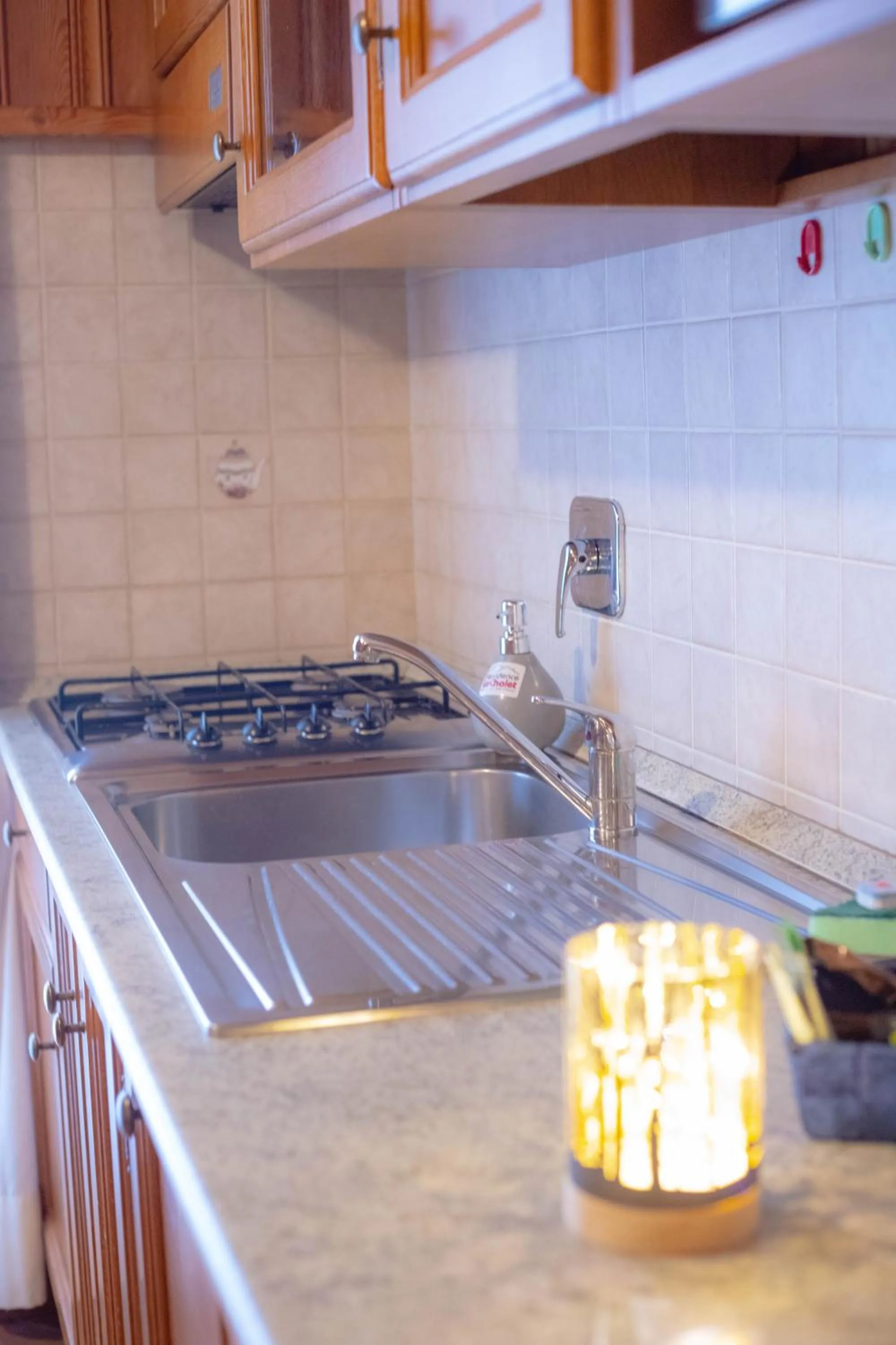 kitchen in Family Apartments Le Chalet