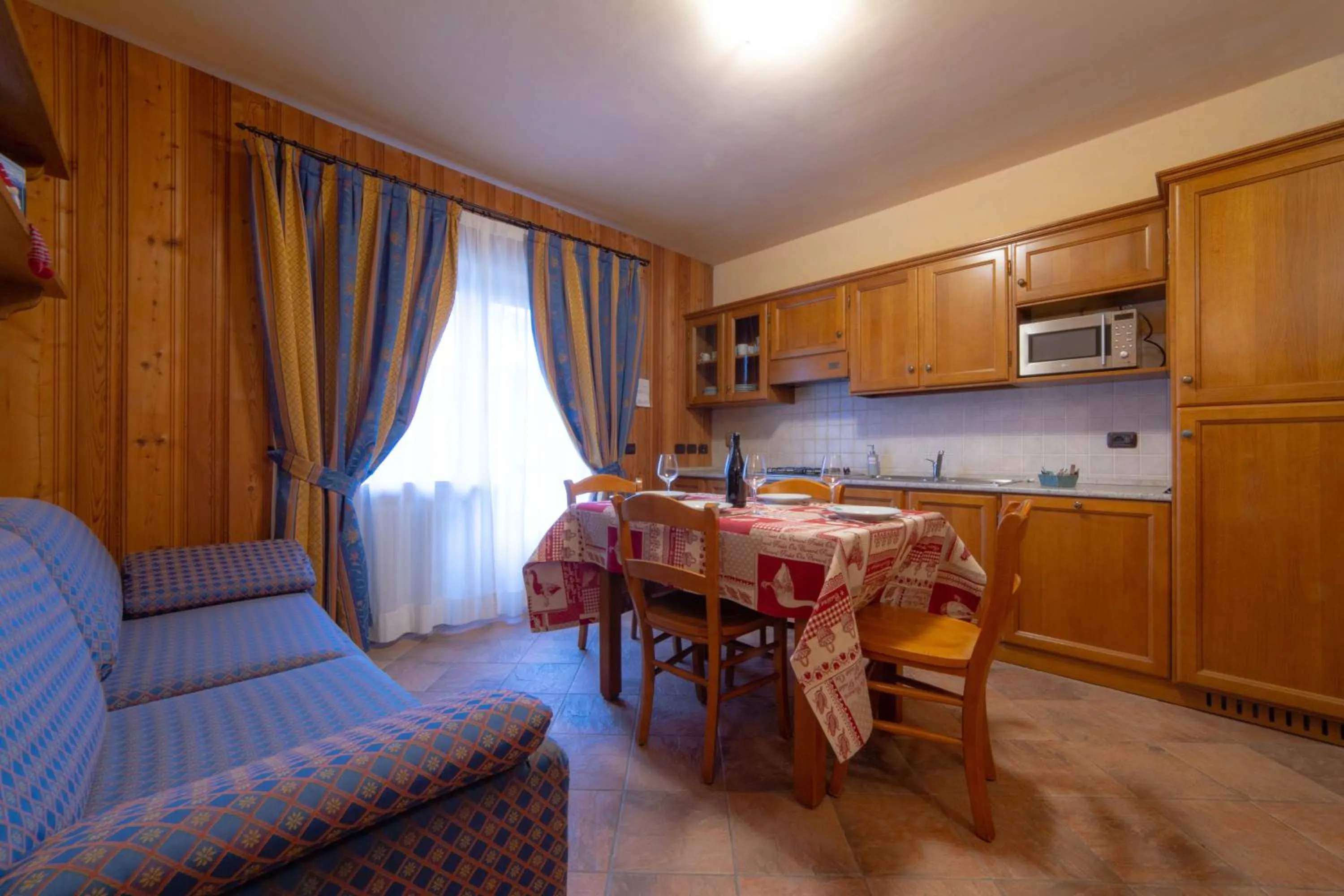 kitchen in Family Apartments Le Chalet