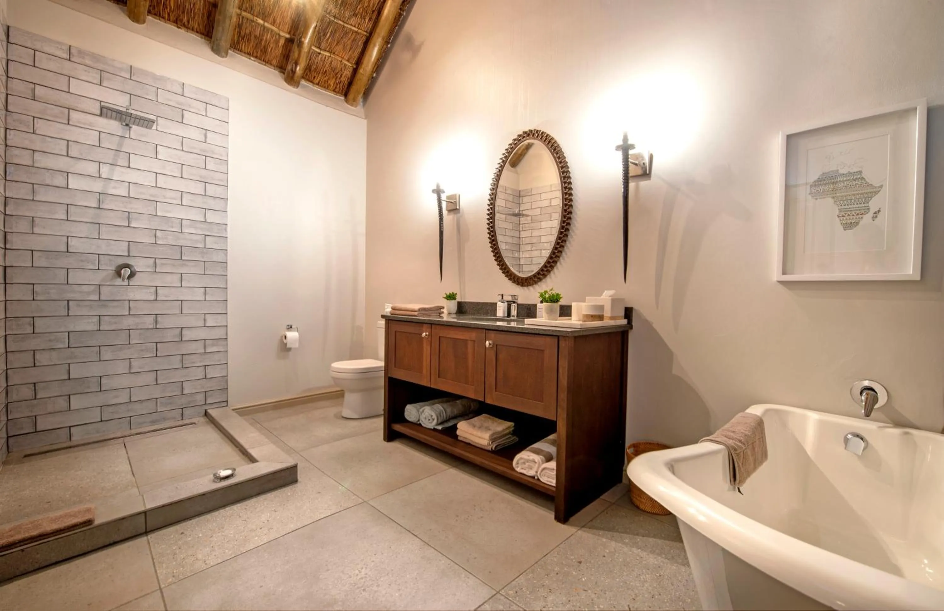 Bathroom in Burlington Bush Cottages by The Oyster Collection