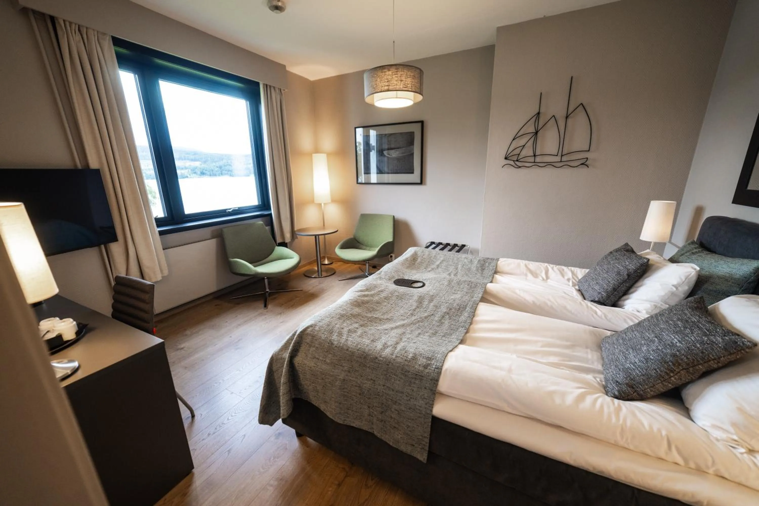 Photo of the whole room, Bed in Hurdalsjøen Hotel & Spa