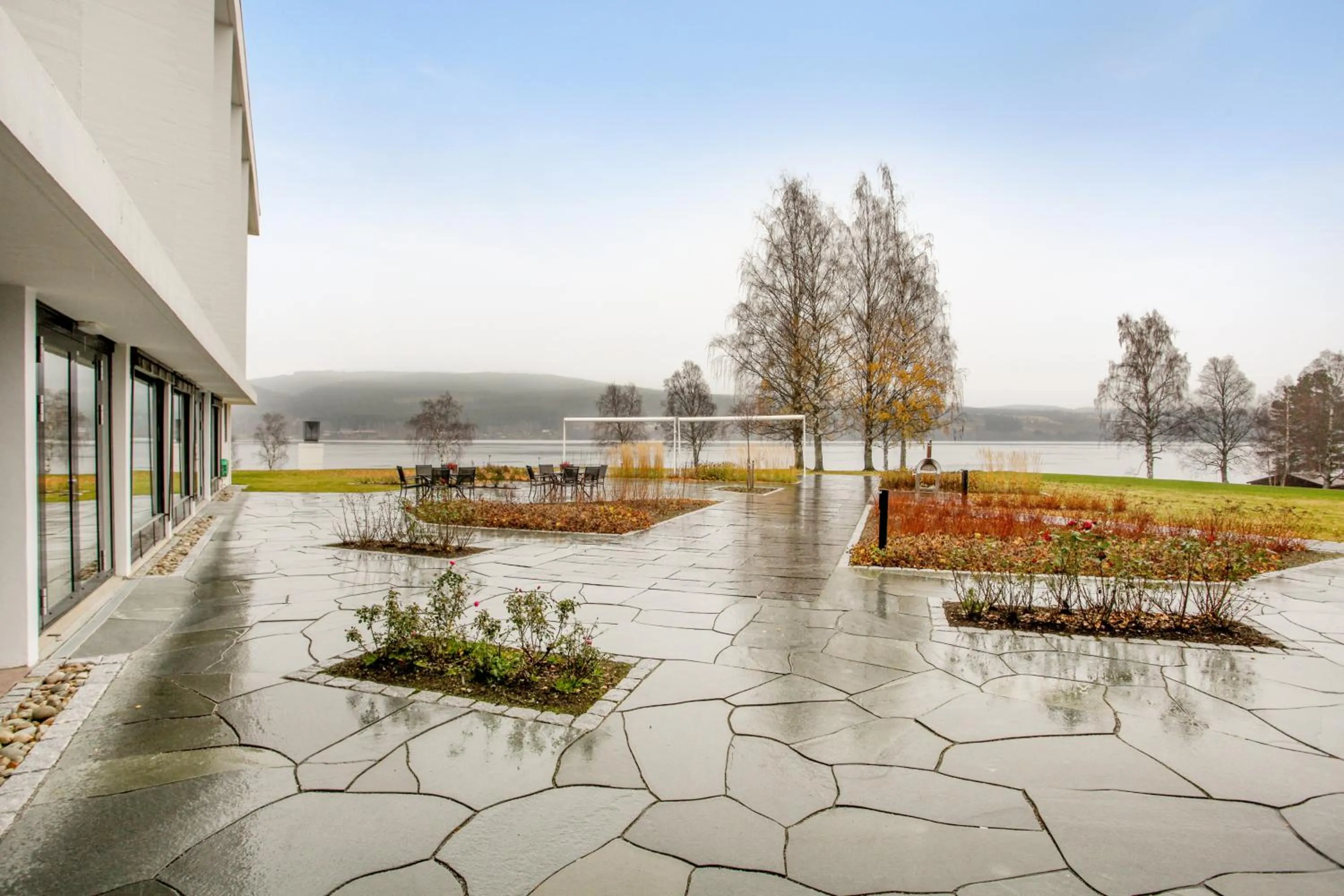 Patio in Hurdalsjøen Hotel & Spa
