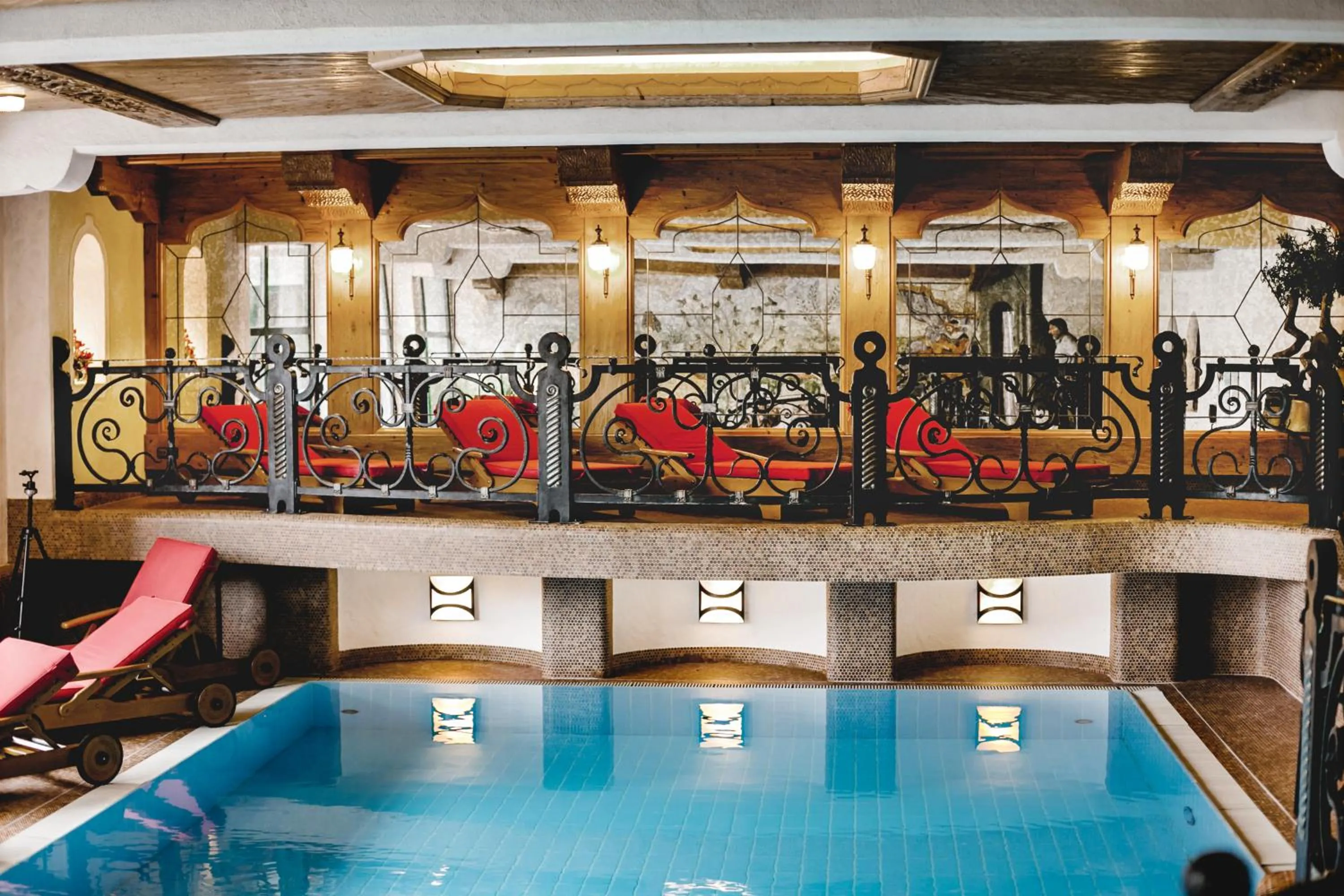 Swimming pool in Hotel Post Abtenau