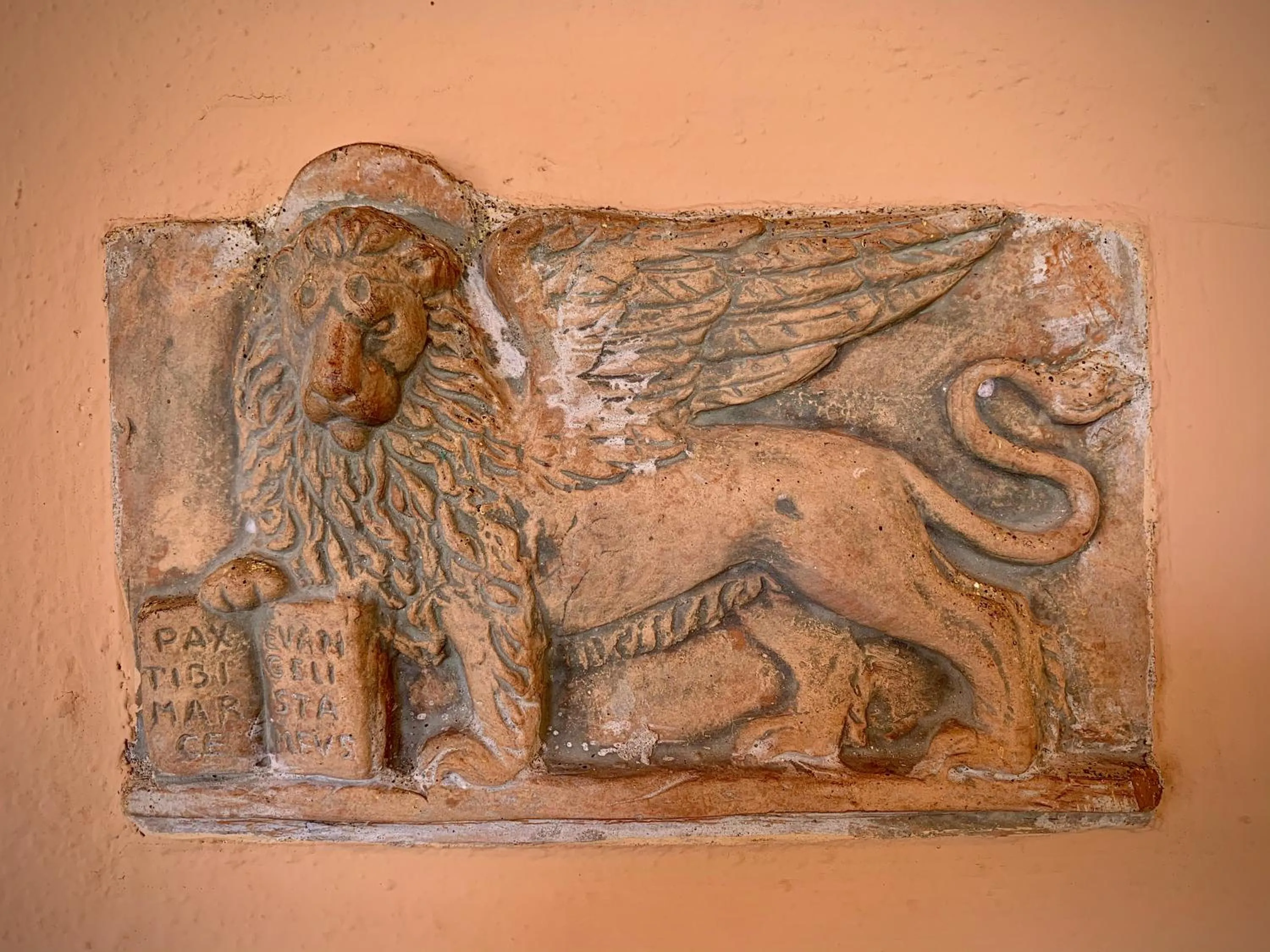 Decorative detail in Albergo Gardesana