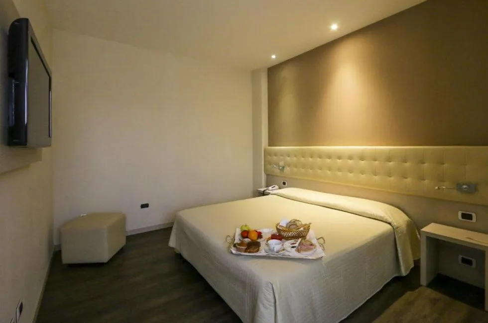 Bed in Hotel Norden Palace