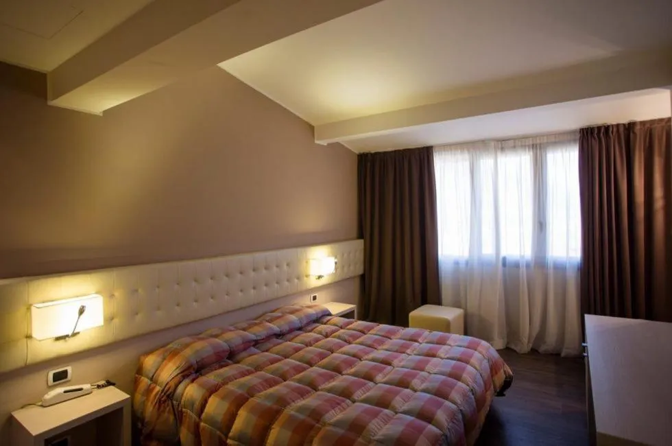 Bed in Hotel Norden Palace