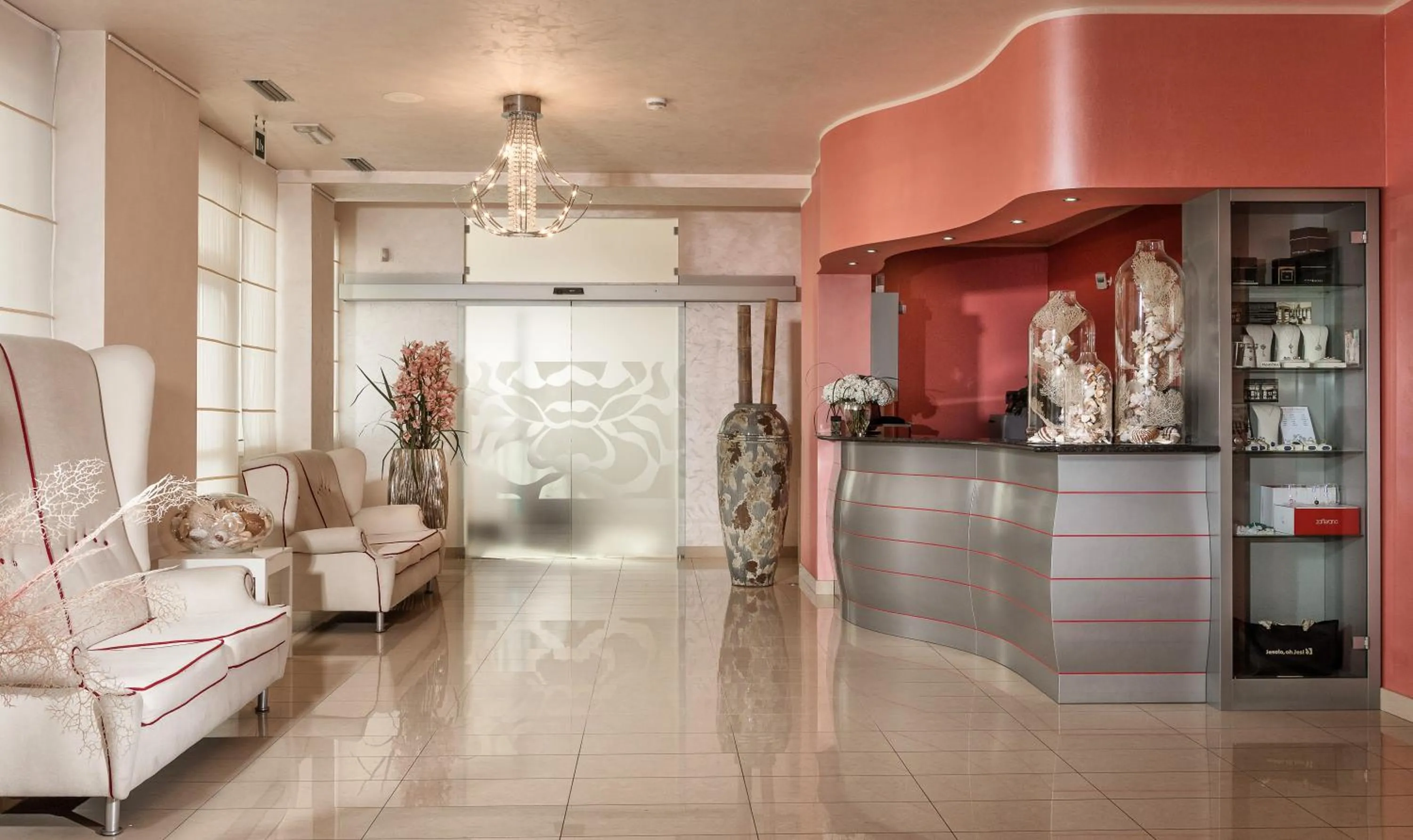 Lobby or reception in Baia del Mar Beach Boutique Hotel