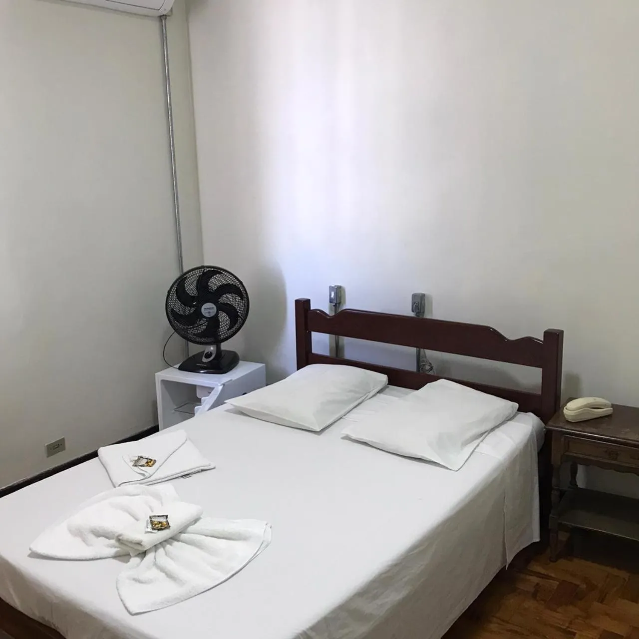 Bed in Hotel Sao Nicolau