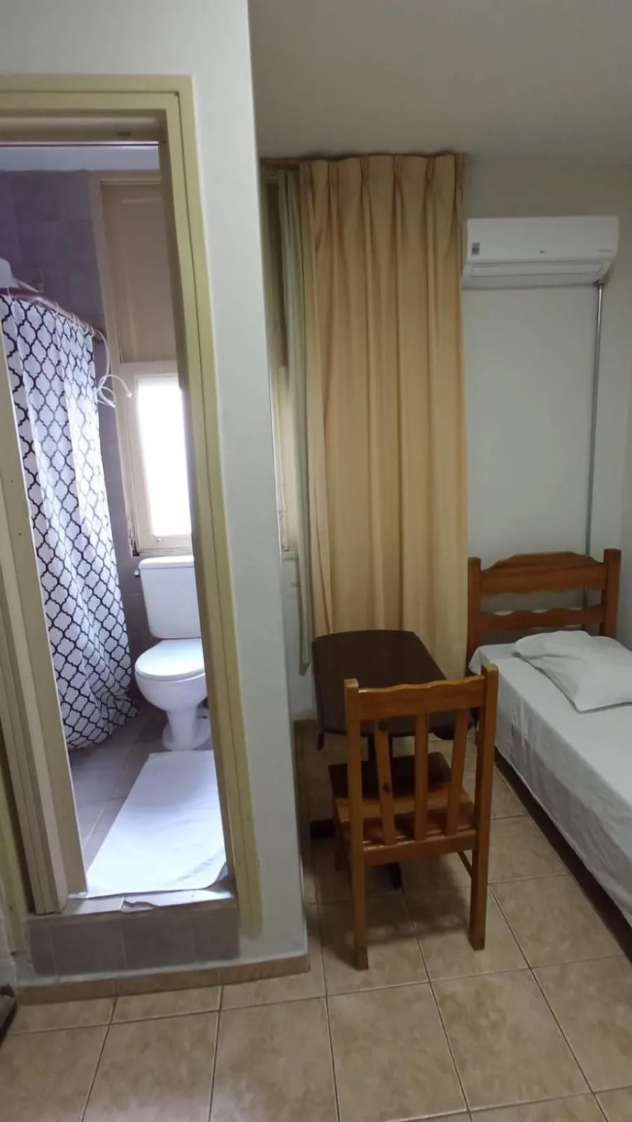 Bed in Hotel Sao Nicolau