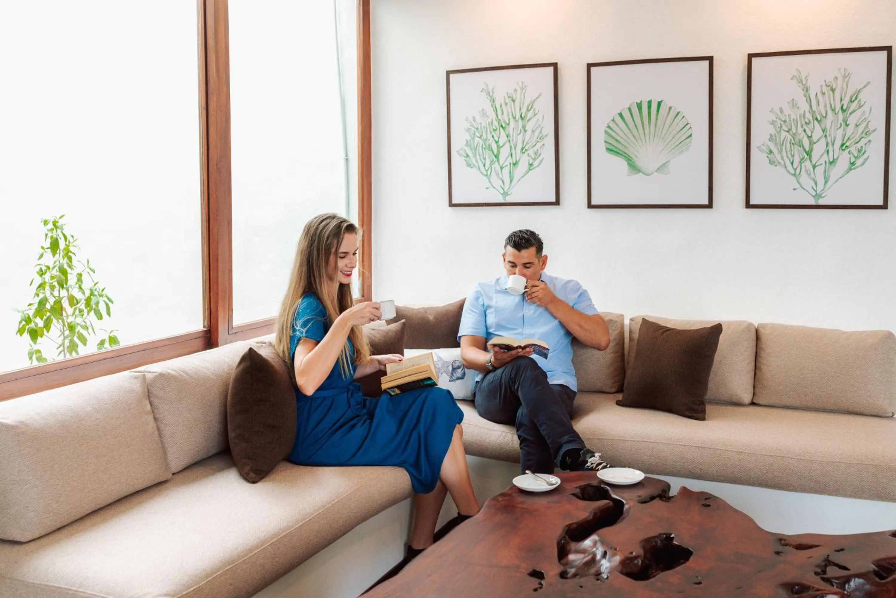 Living room in Hotel Villa Escalesia Galapagos