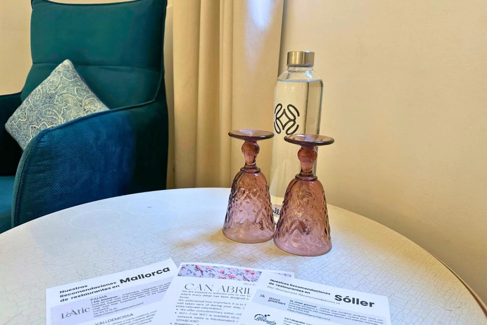 Decorative detail in Hotel Can Abril