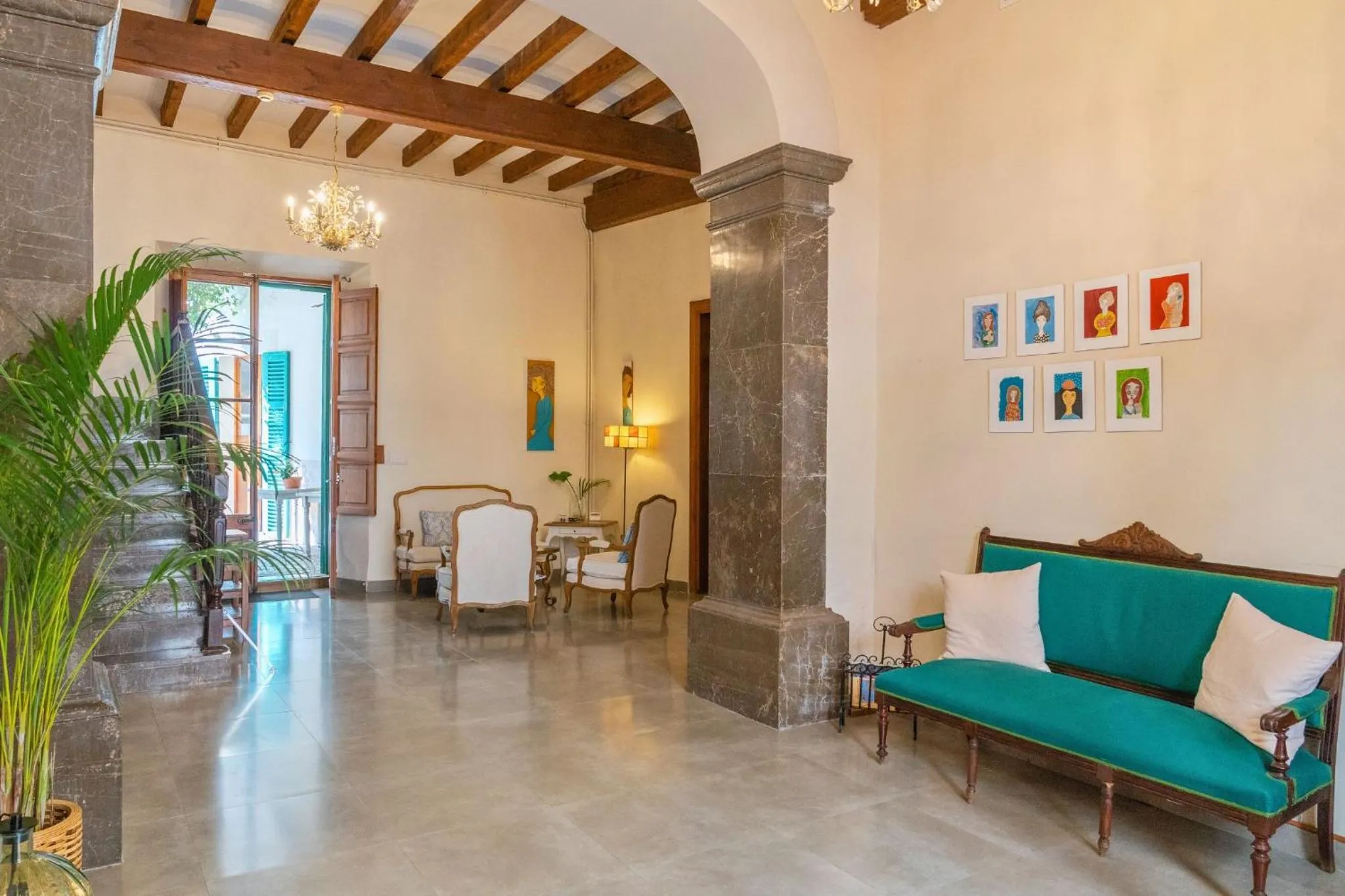 Lobby or reception in Hotel Can Abril