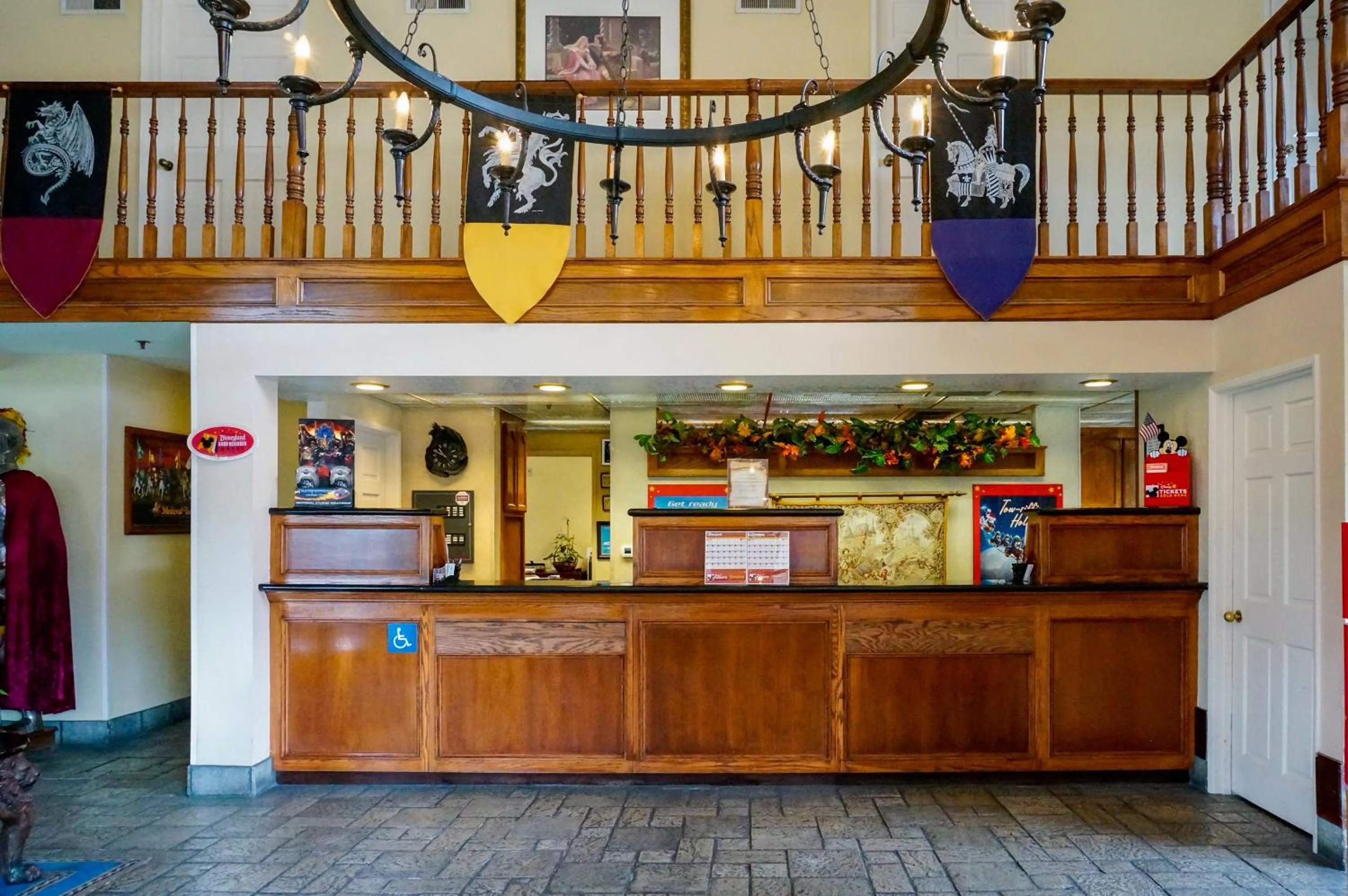 Lobby or reception in Castle Inn and Suites Anaheim