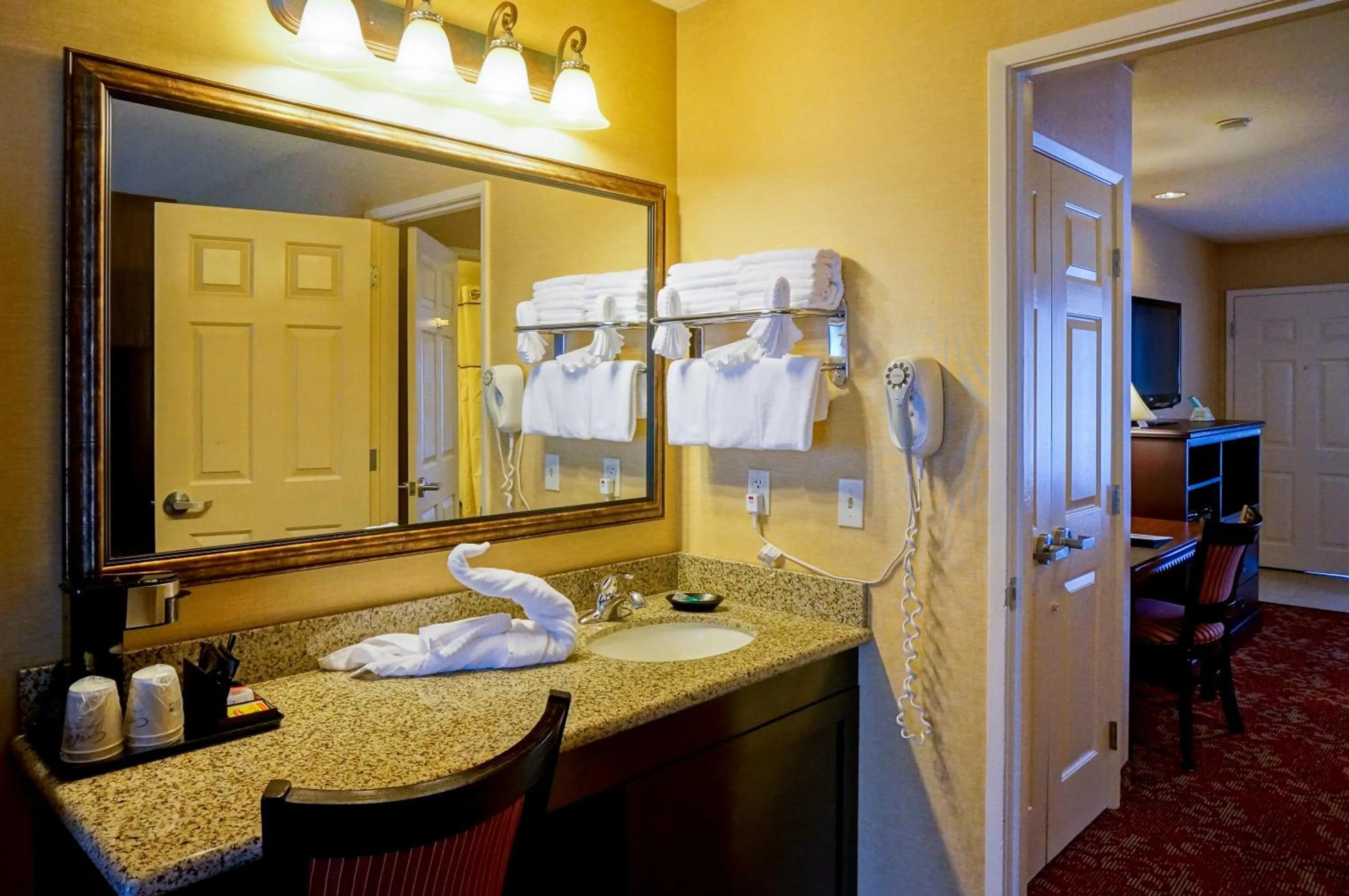 Bathroom in Castle Inn and Suites Anaheim