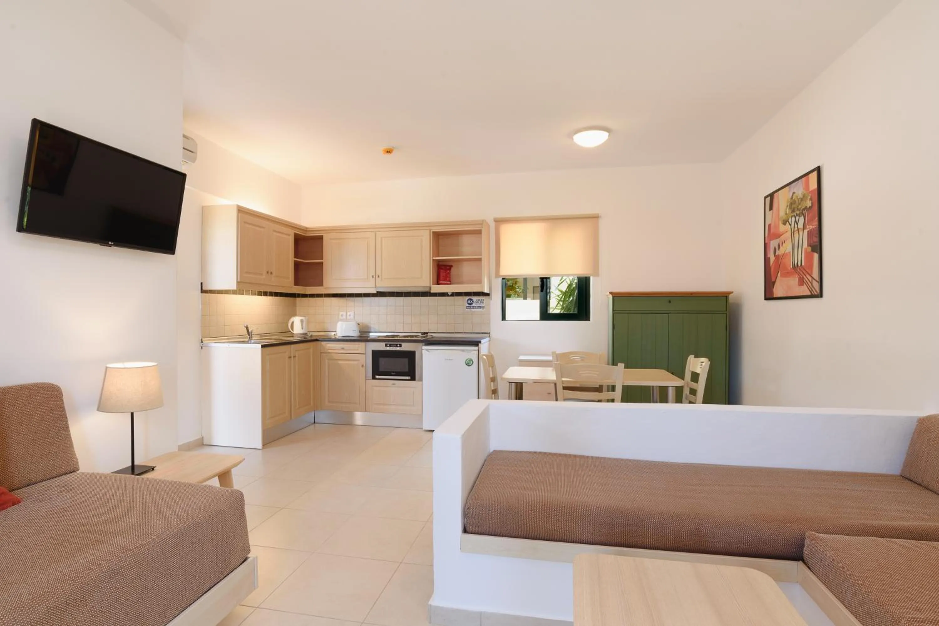 Bed in Pefkos Village Resort