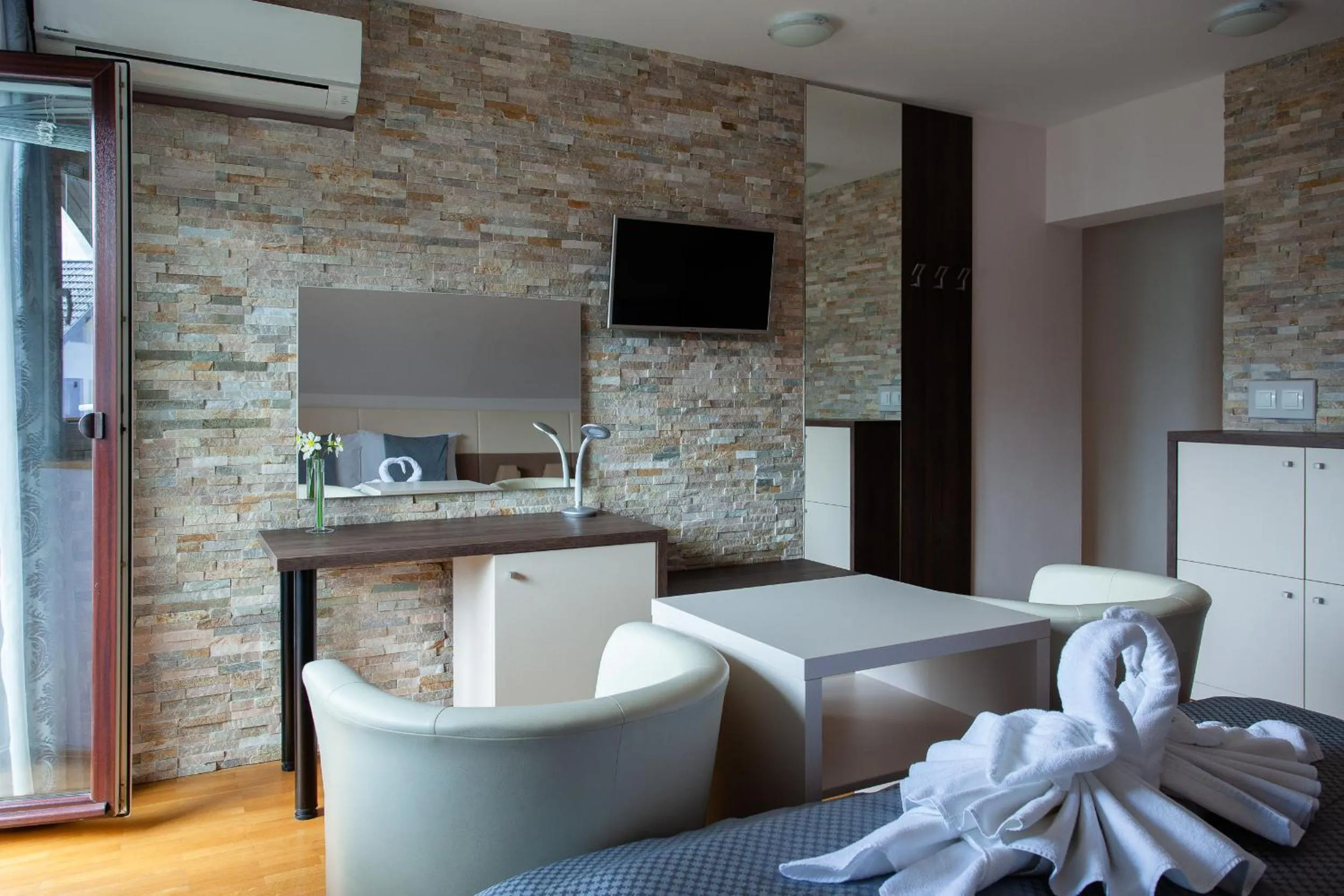 Seating area in Pension Bled