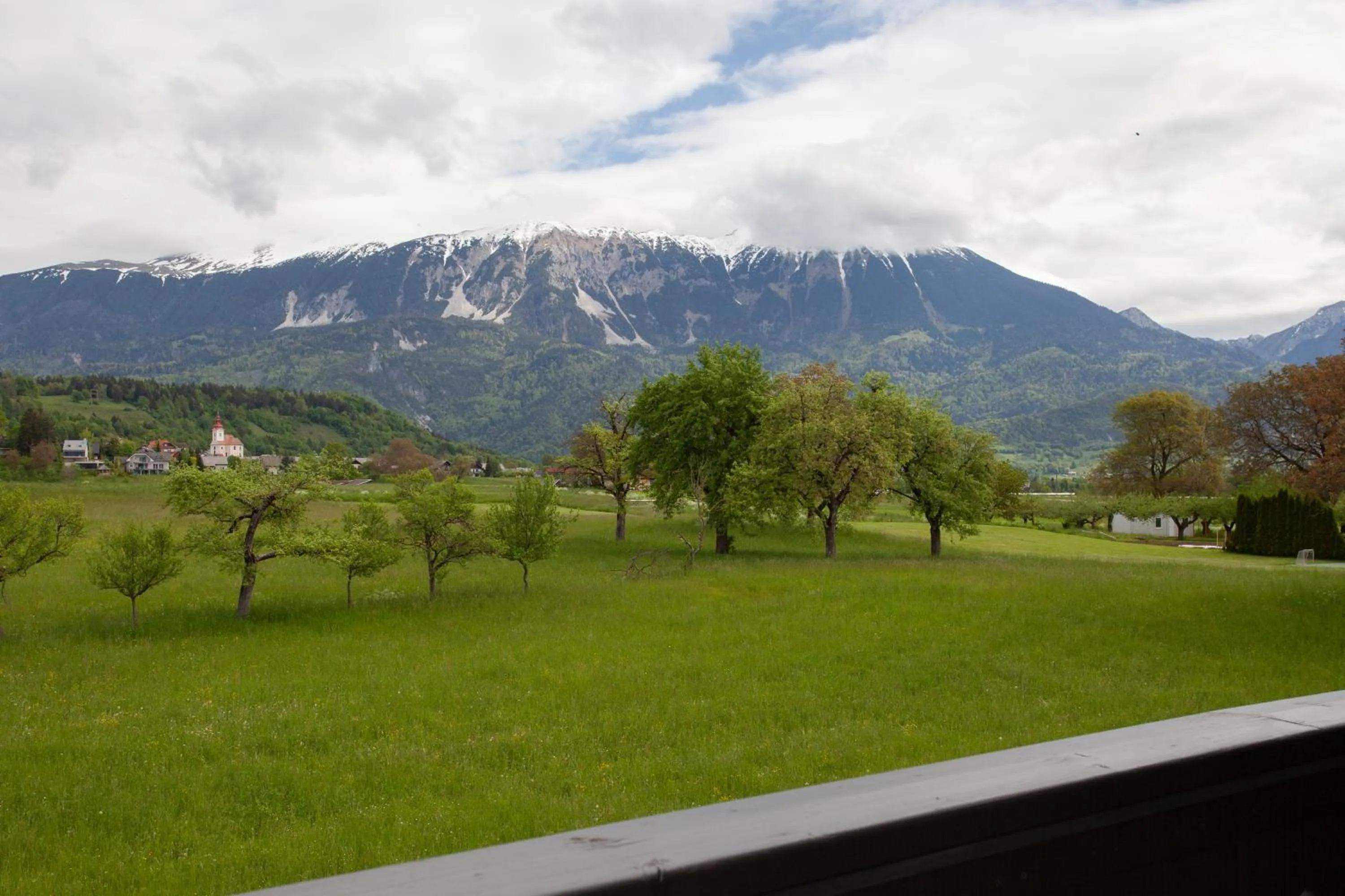 Mountain view in Pension Bled