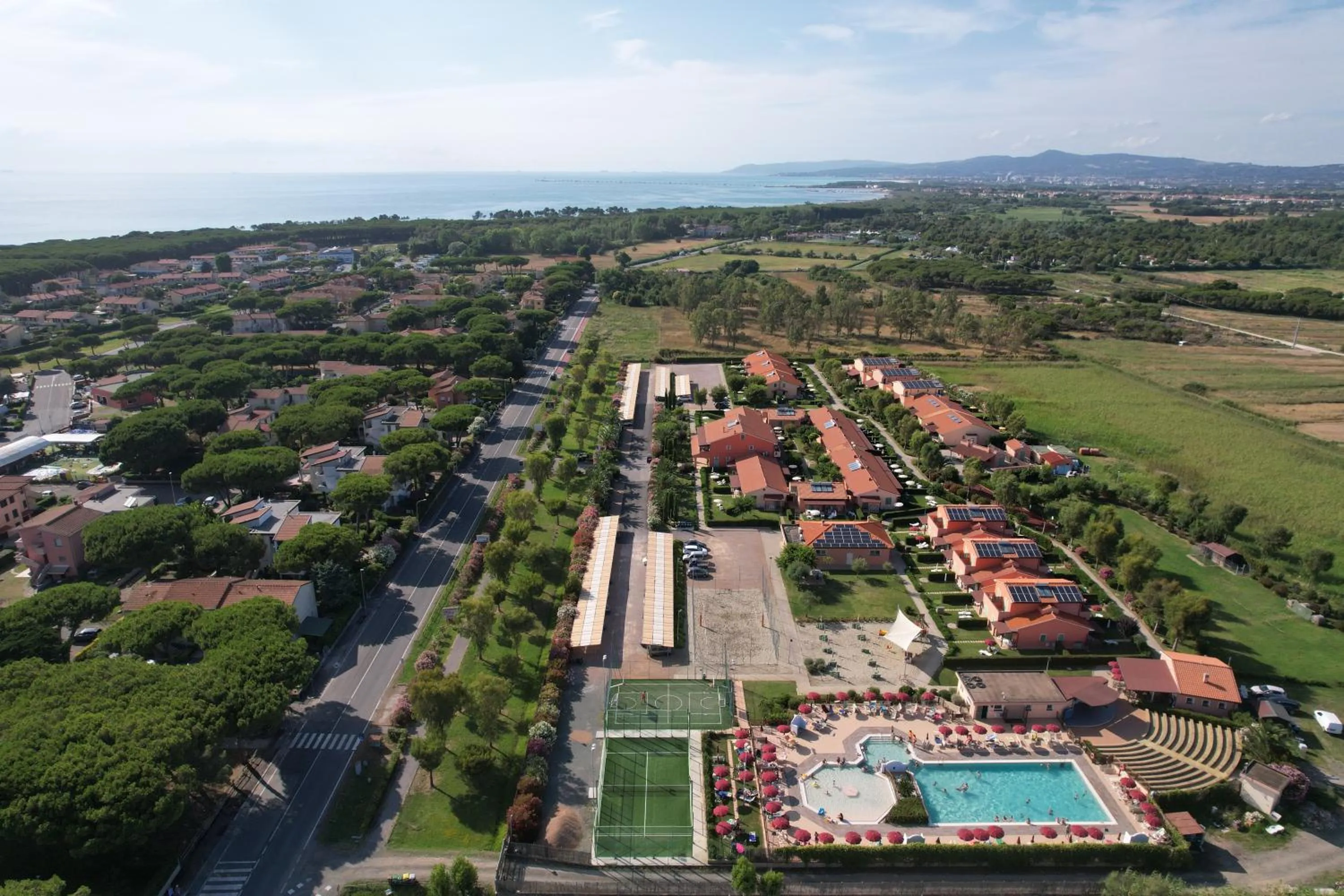 Bird's eye view in Rosa Dei Venti