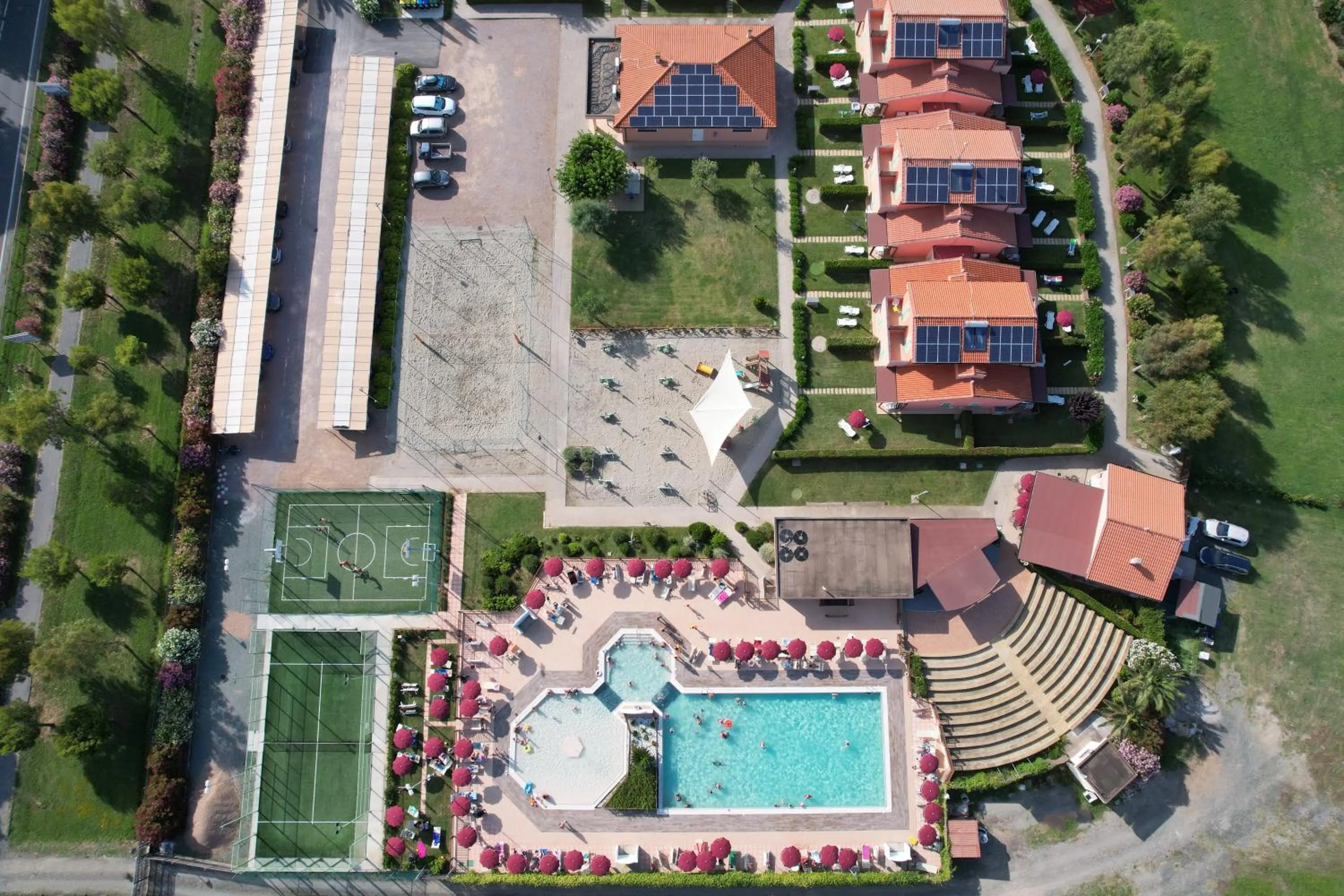 Bird's eye view in Rosa Dei Venti