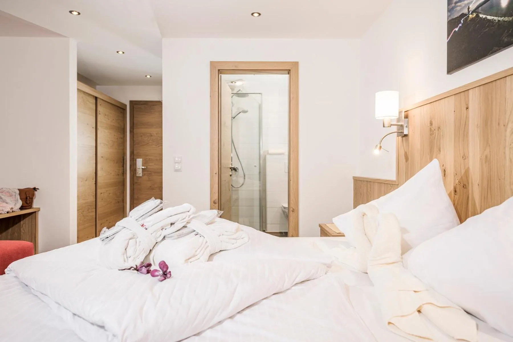 Bed in Hotel Kirchlerhof