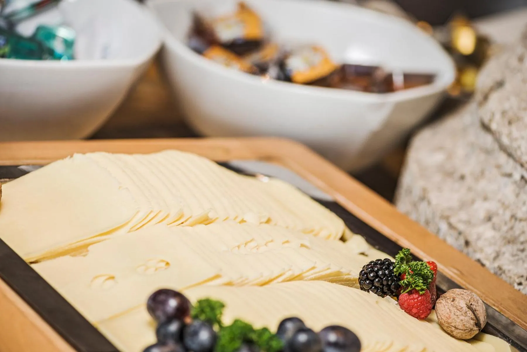 Buffet breakfast in Hotel Kirchlerhof