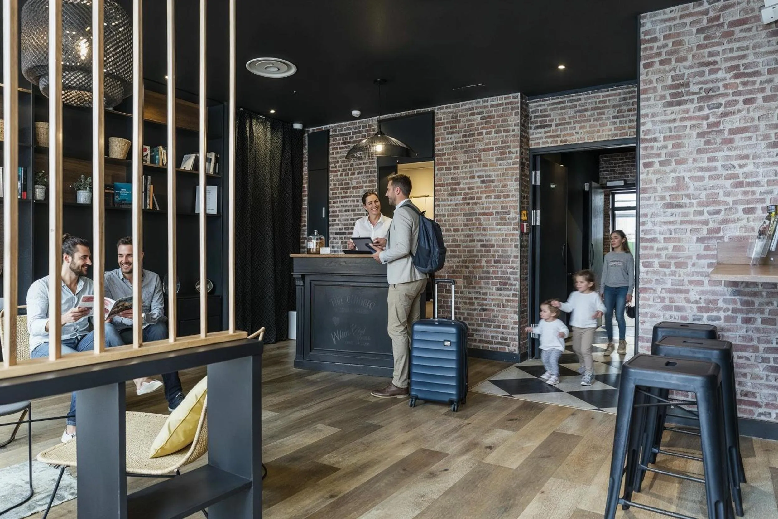 Lobby or reception in Hotel SUB