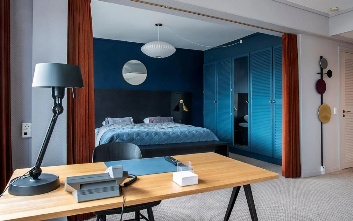 Bedroom, Bed in Hotel Jutlandia