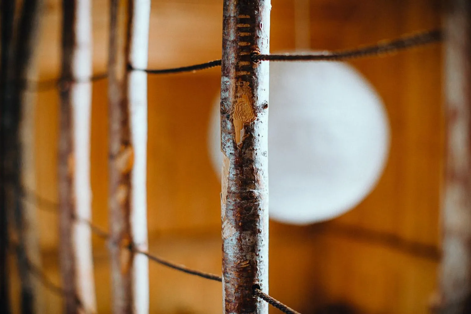 Decorative detail in Canopée Lit