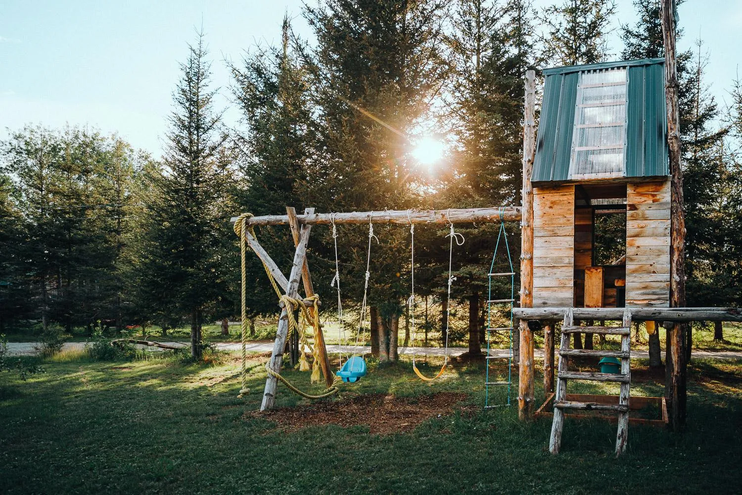 Children play ground in Canopée Lit