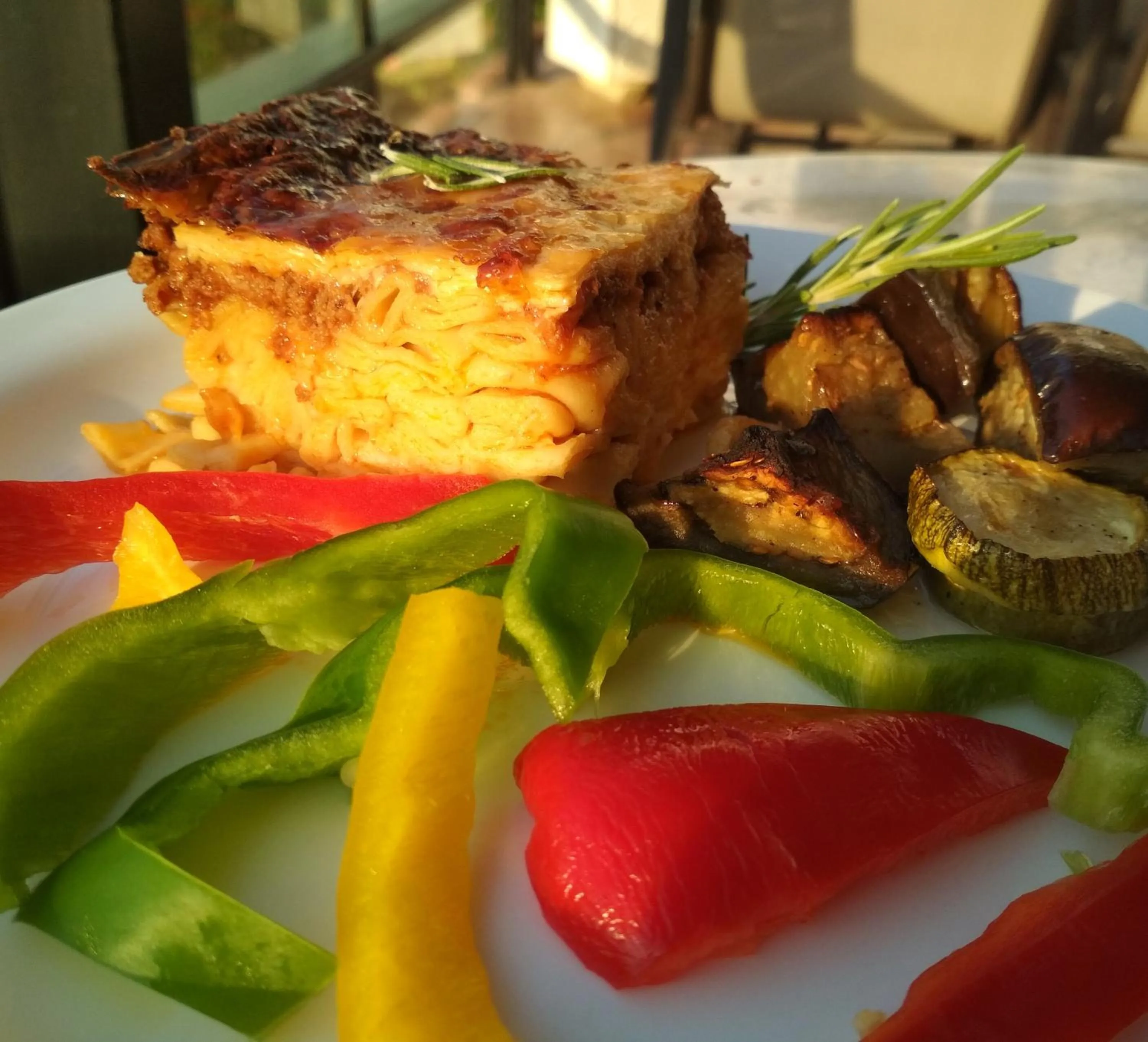 Food close-up in Pylea Beach Hotel