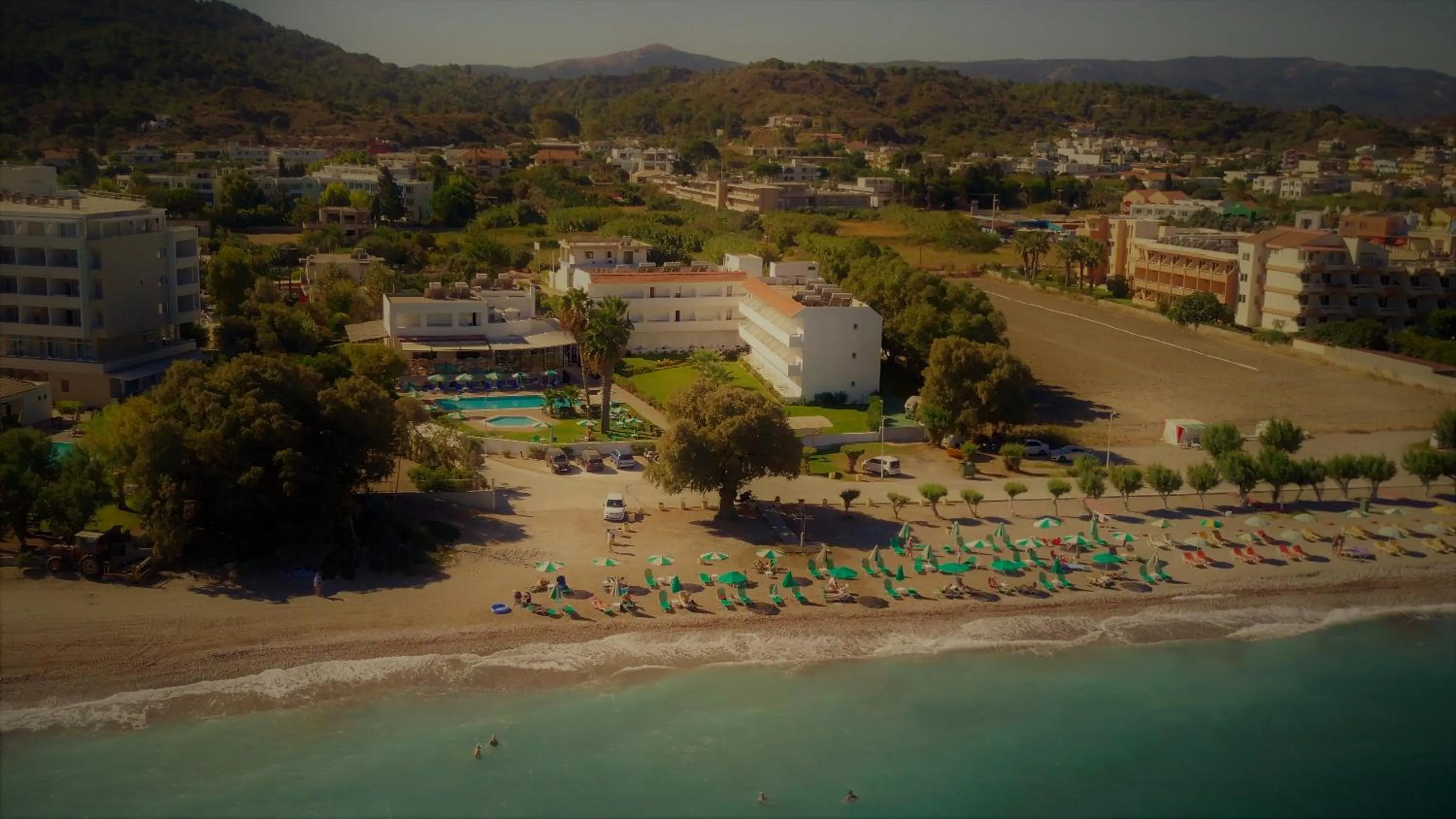Bird's eye view in Pylea Beach Hotel