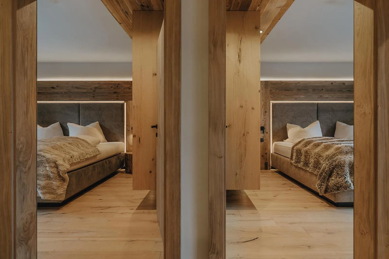 Bedroom, Bed in BRUGGER ChaletDorf
