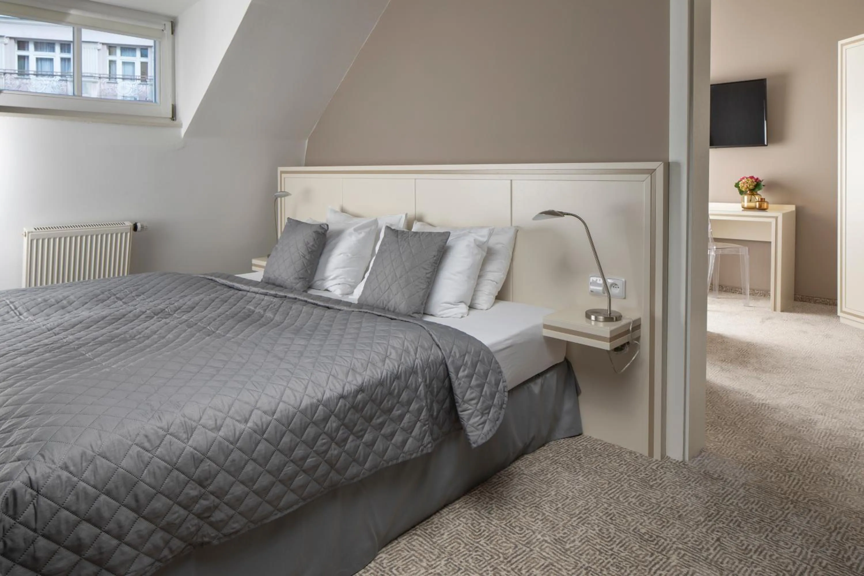 Bedroom, Bed in Promenáda Romantic Hotel