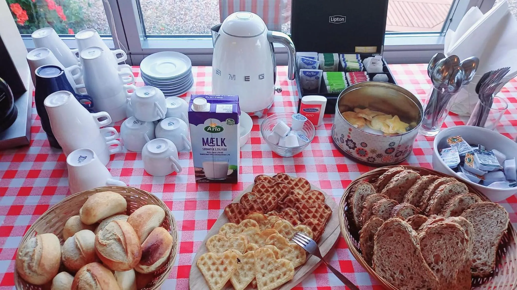 Breakfast in Møn Klintholm Vintage B&B