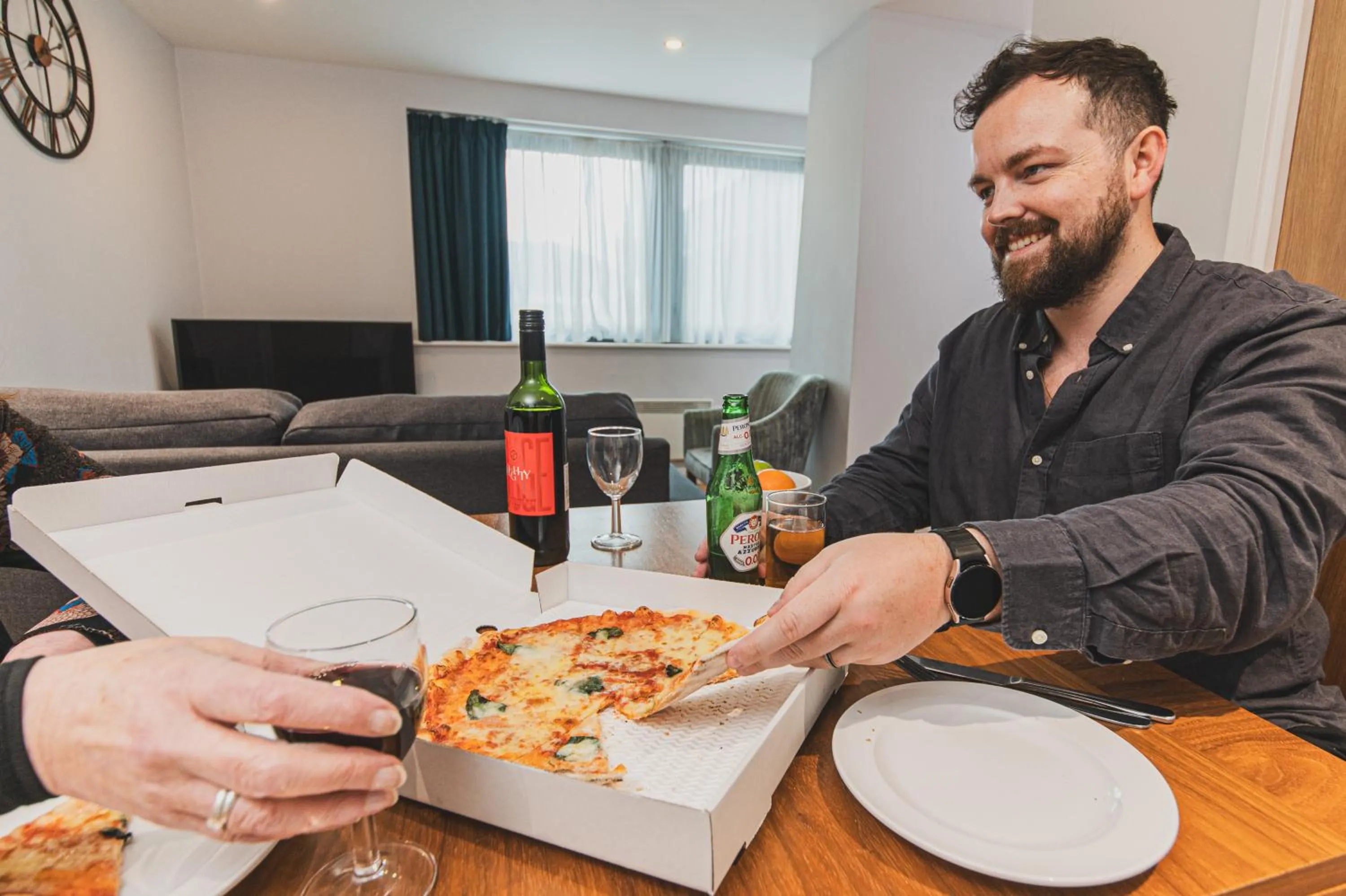 Living room in HQ Aparthotel Farnborough