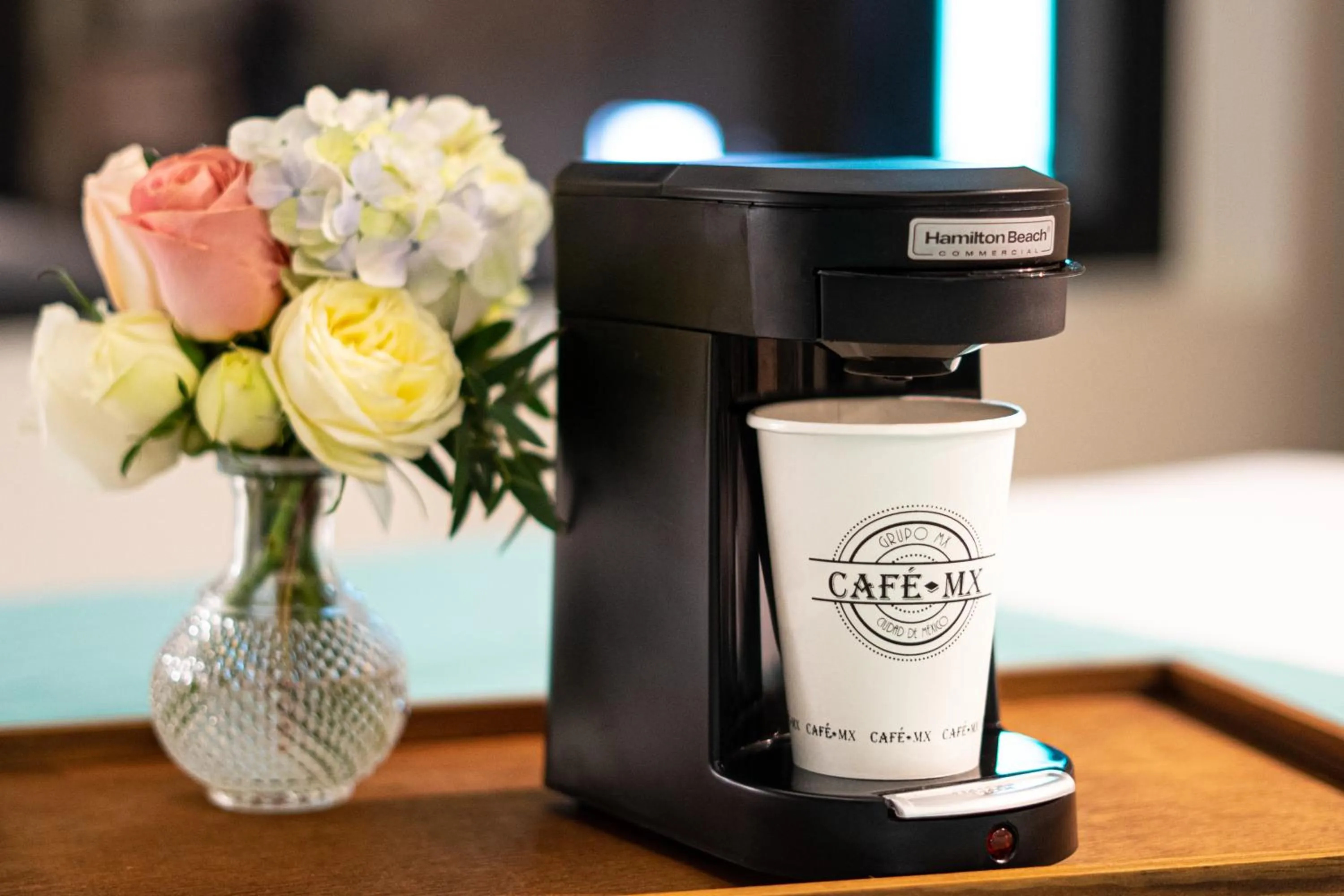 Coffee/tea facilities in Hotel Punto MX