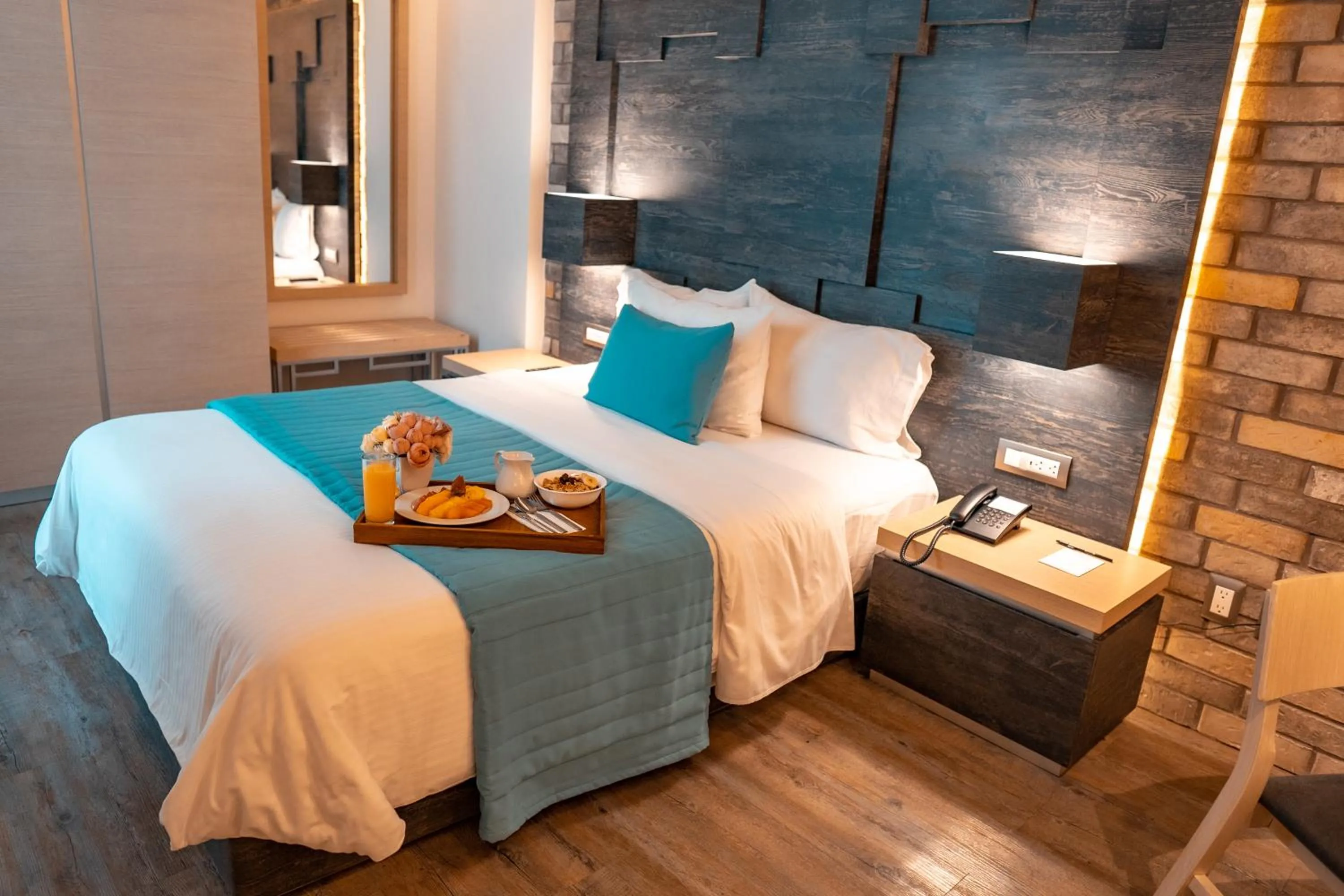 Bed in Hotel Punto MX