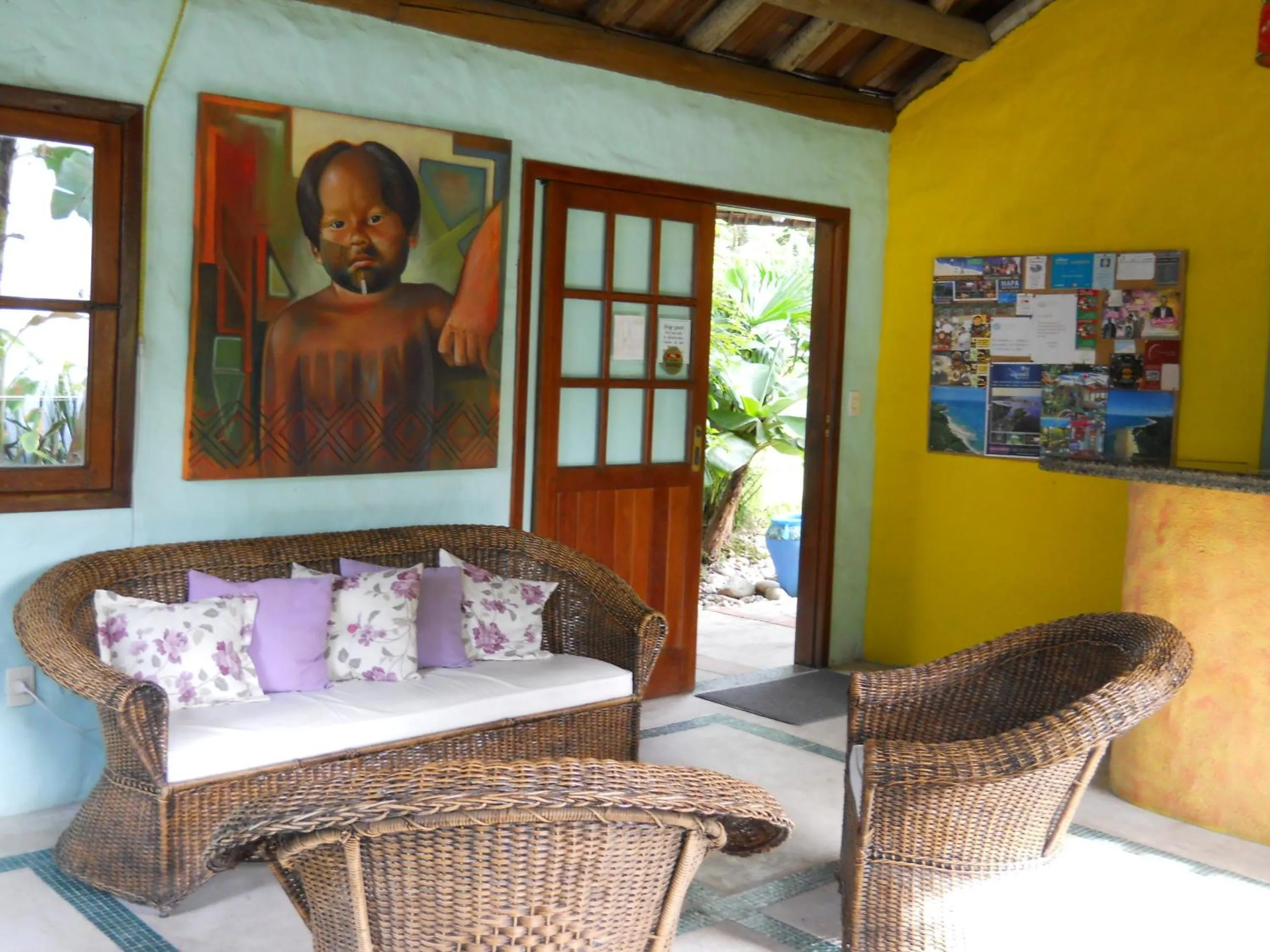 Lobby or reception in Atmosphera Pousada