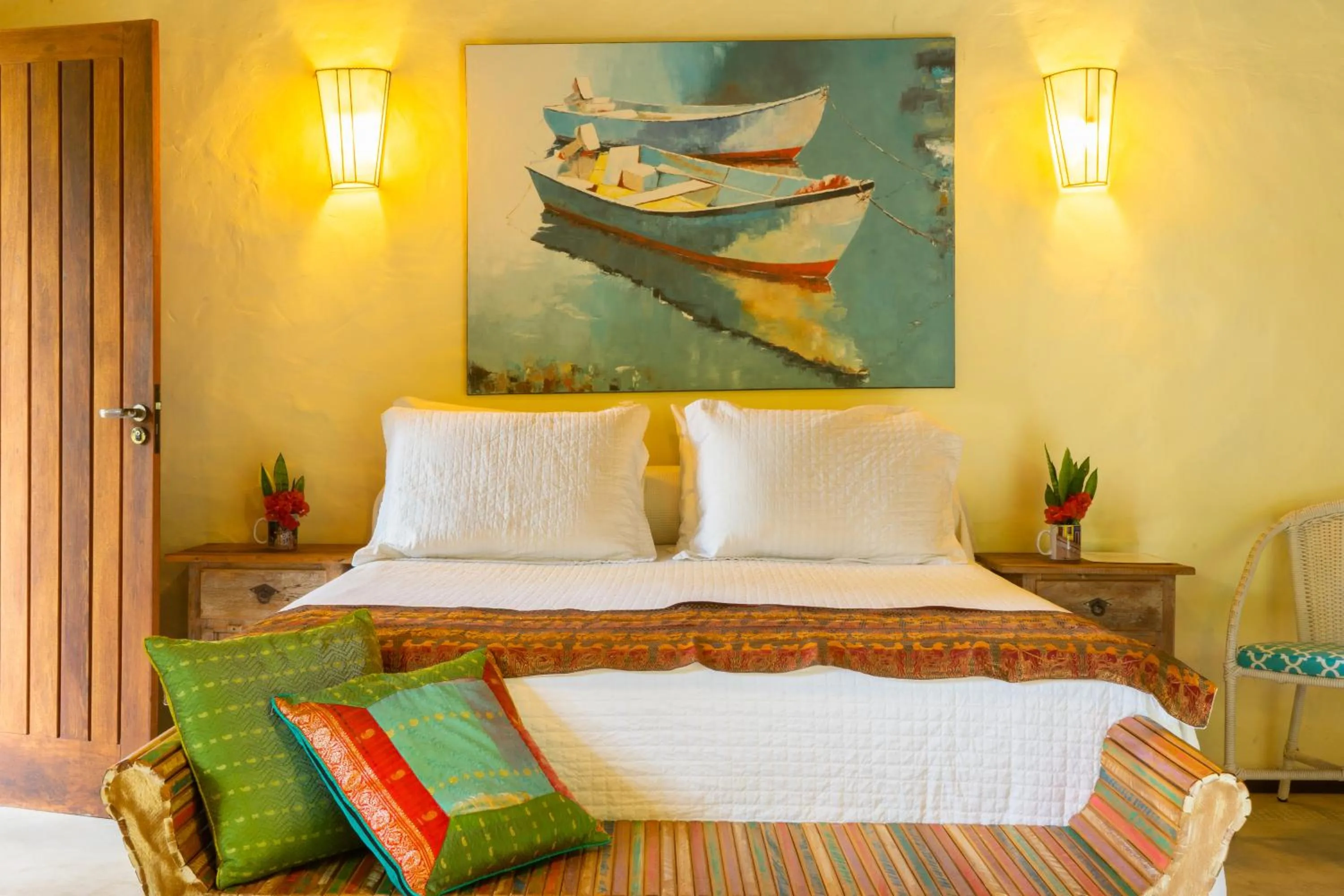 Bedroom, Bed in Atmosphera Pousada