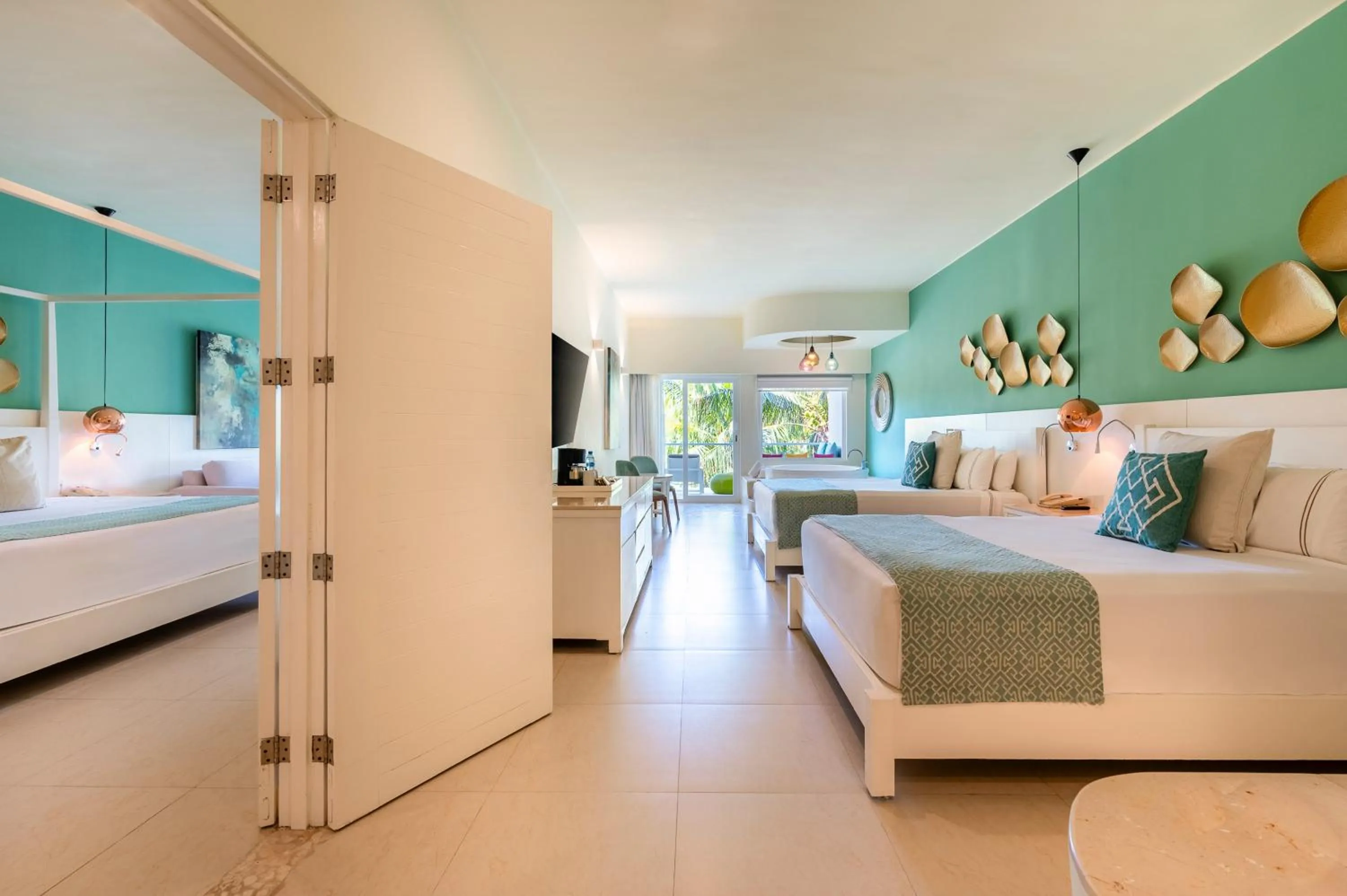 Bed in Palmar Beach Resort and Spa Riviera Maya - All Inclusive