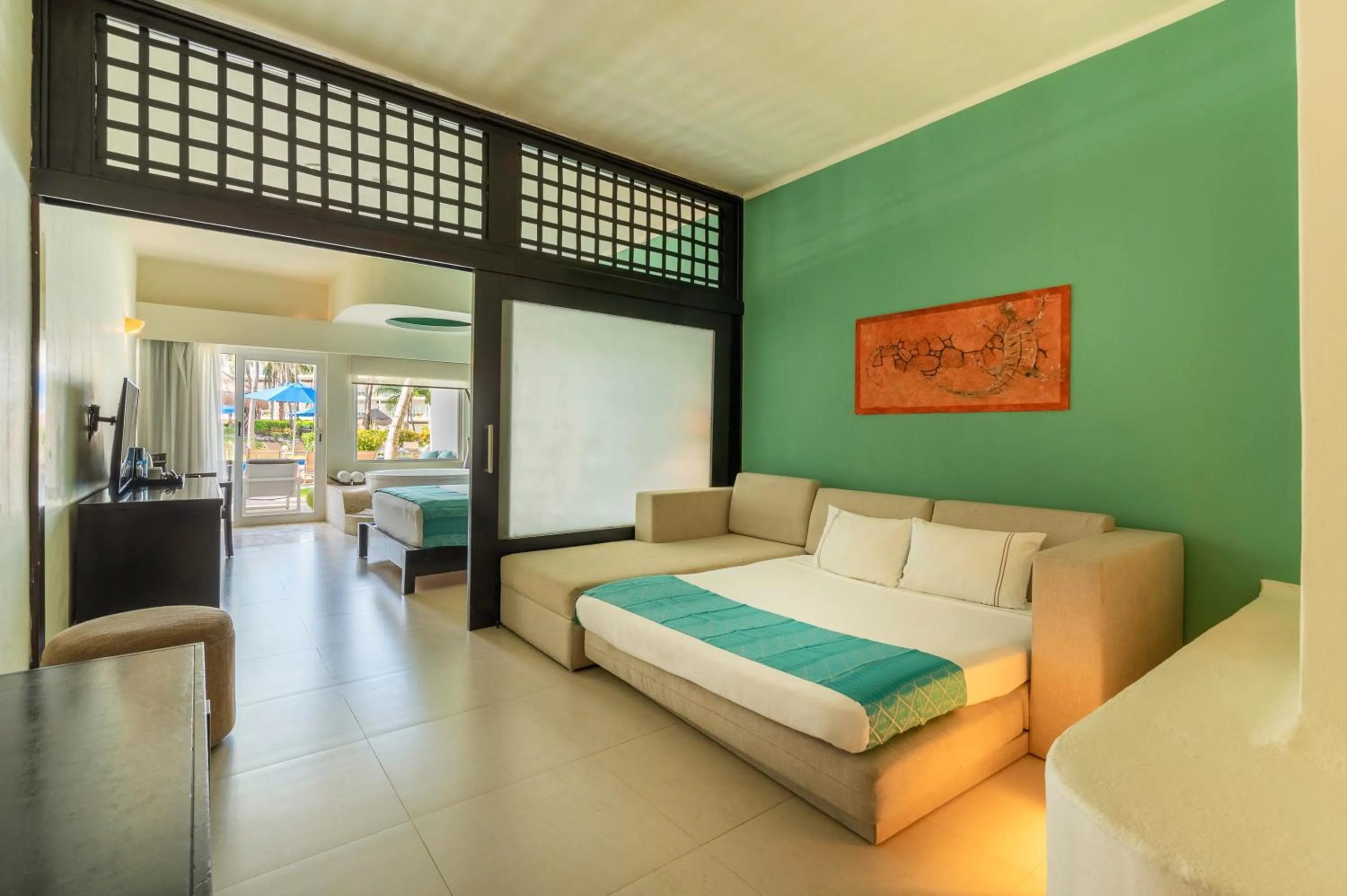 Bed in Palmar Beach Resort and Spa Riviera Maya - All Inclusive