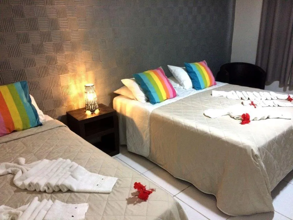 Bed in Pousada Capitães de Areia