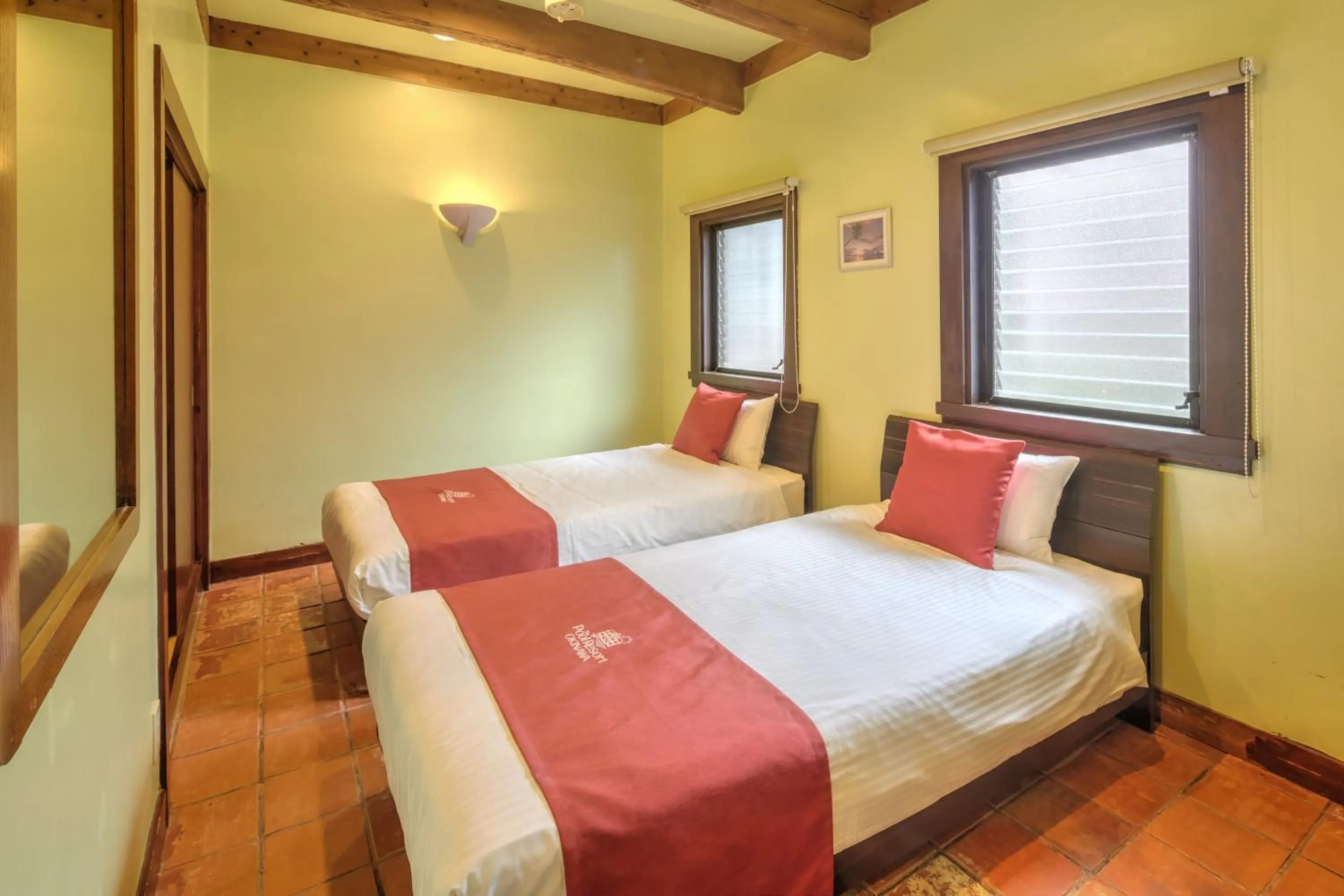 Bedroom, Bed in The Pool Resort OKINAWA